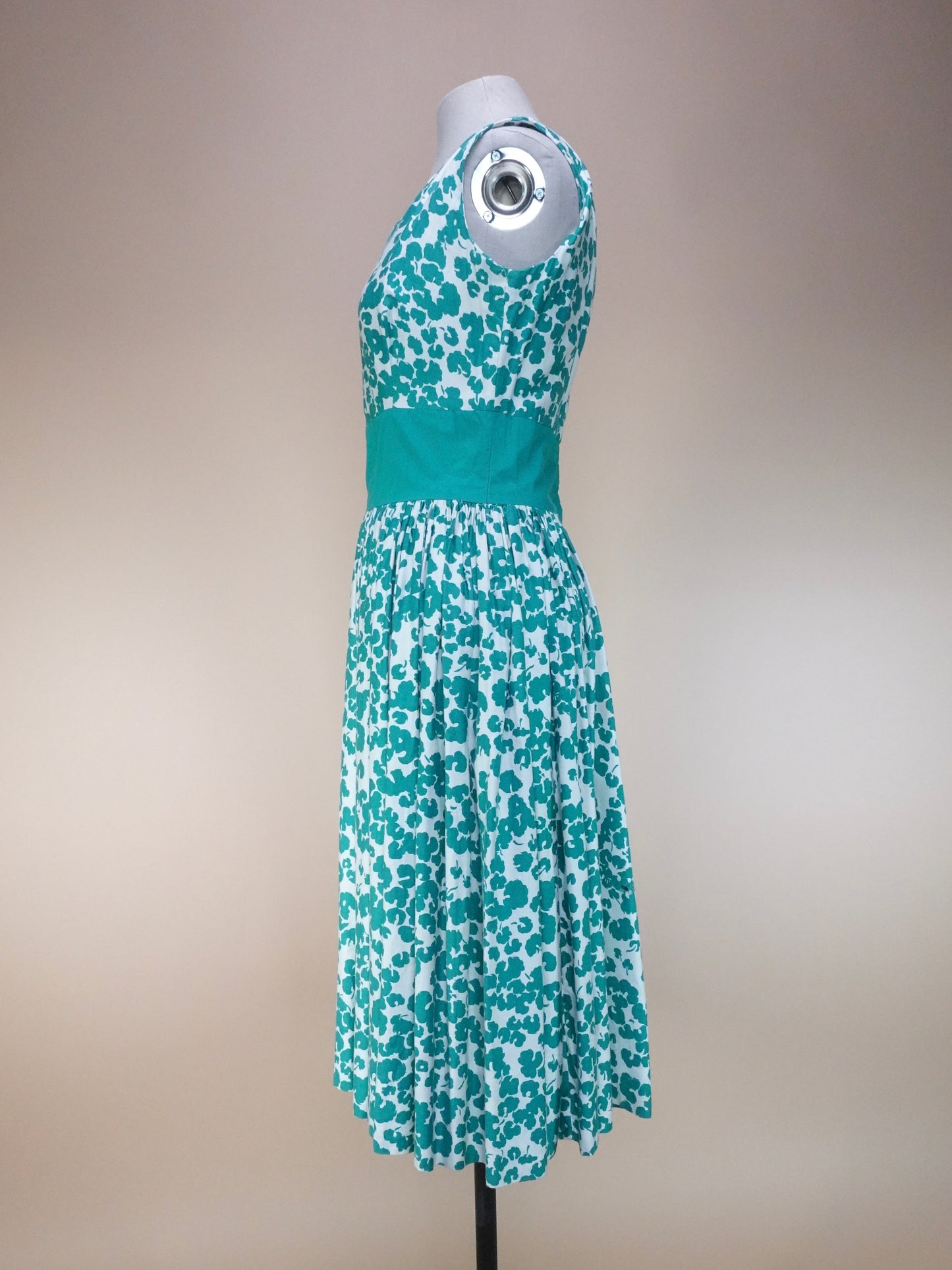 1960s - Handmade Mod Style Summer Dress With Gingham Detailing