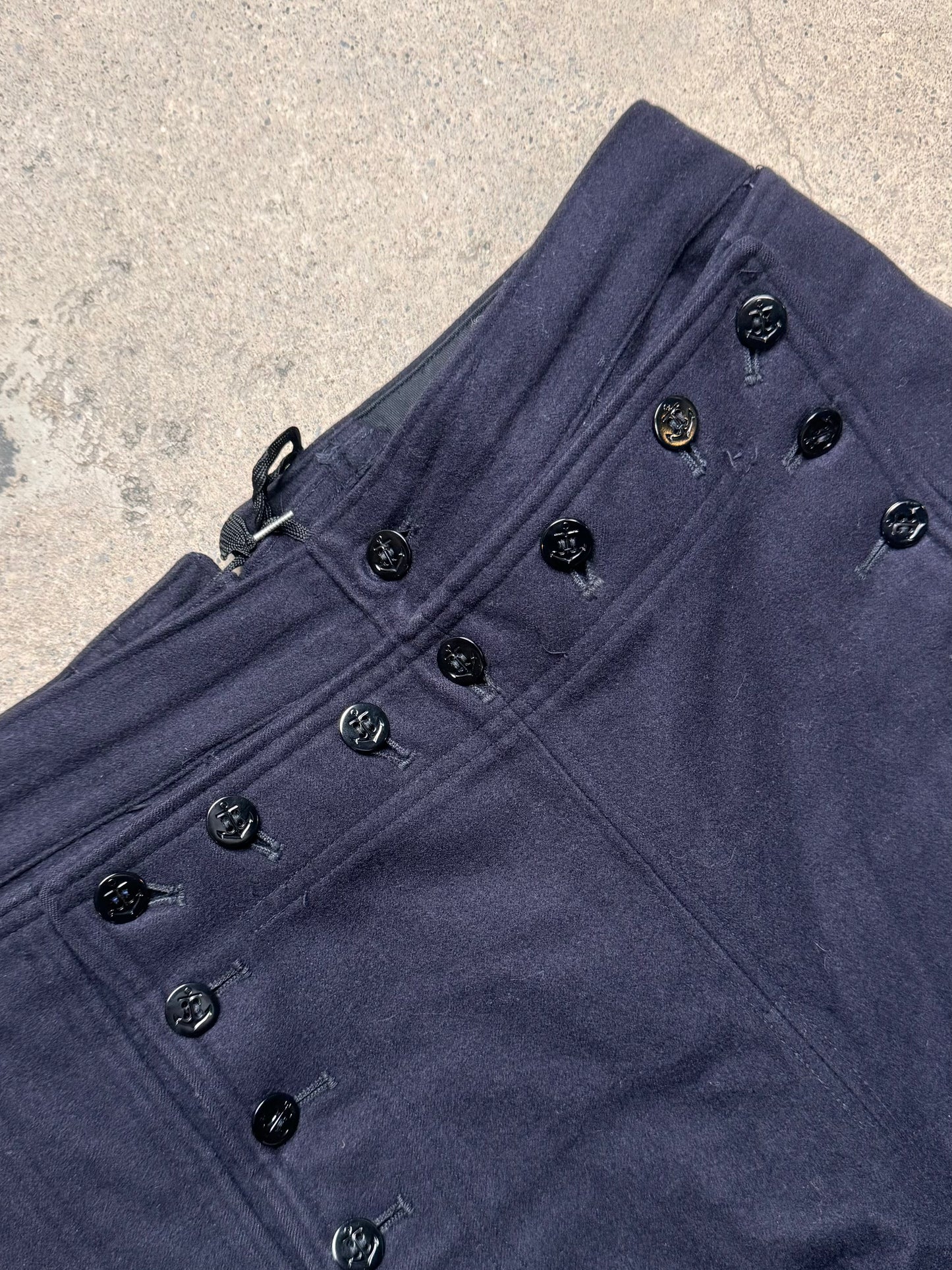 1940S - US NAVY "CRACKER JACK" WOOL /BELL BOTTOMS