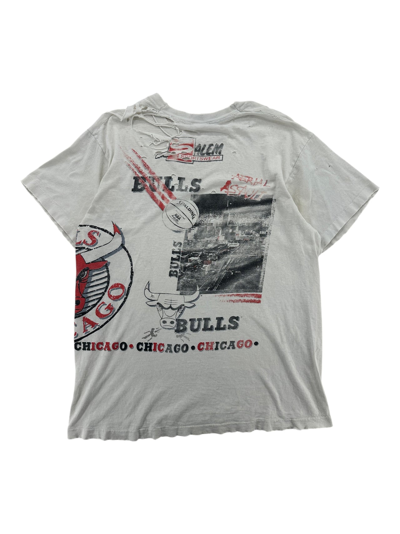 1990s Thrashed Chicago Bulls AOP T-shirt