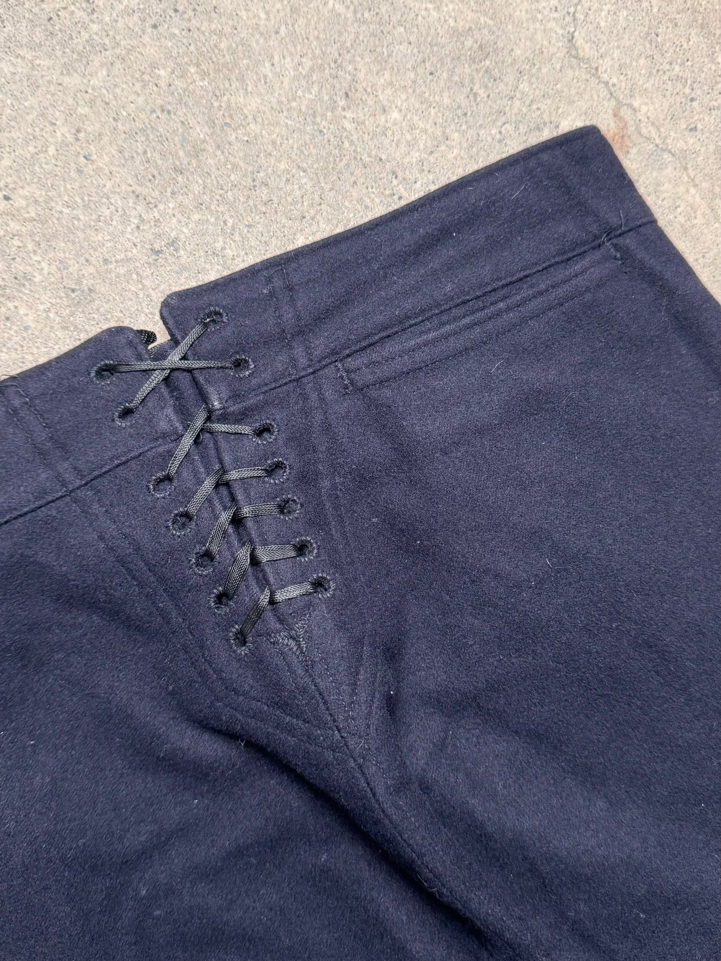 1940S - US NAVY "CRACKER JACK" WOOL /BELL BOTTOMS