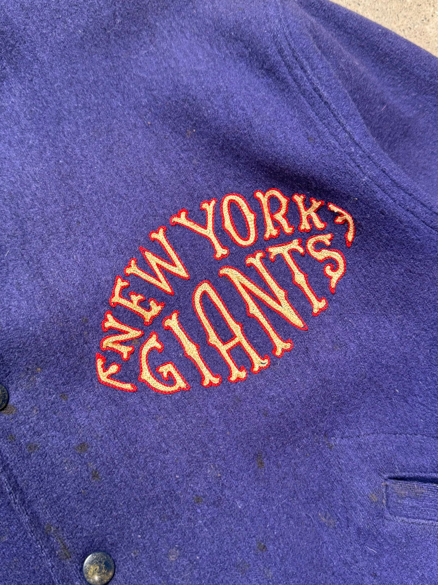 1950S - NEW YORK GIANTS VARSITY JACKET