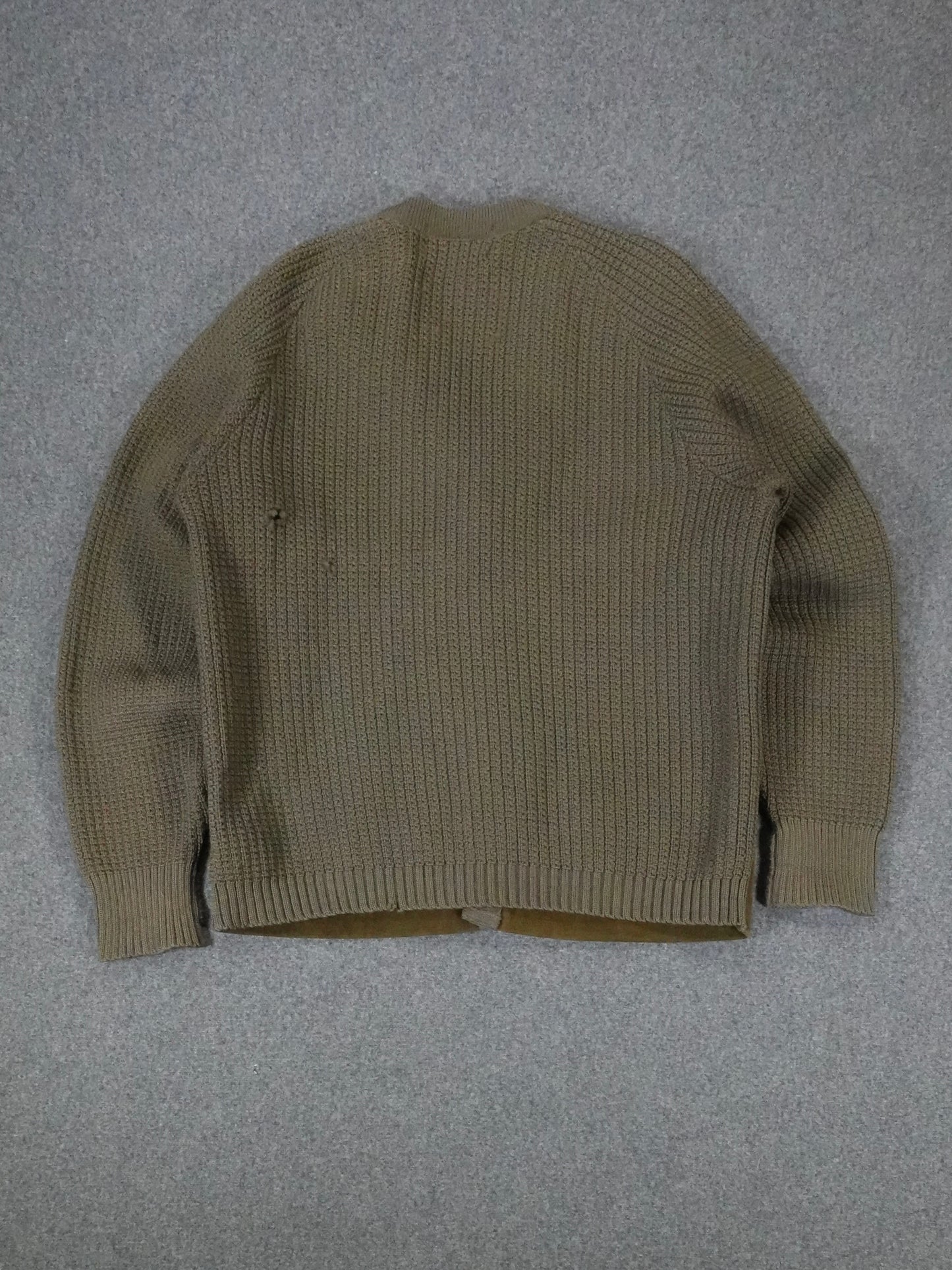 1960s/70s - White Ram Pure British Wool Knit Cardigan