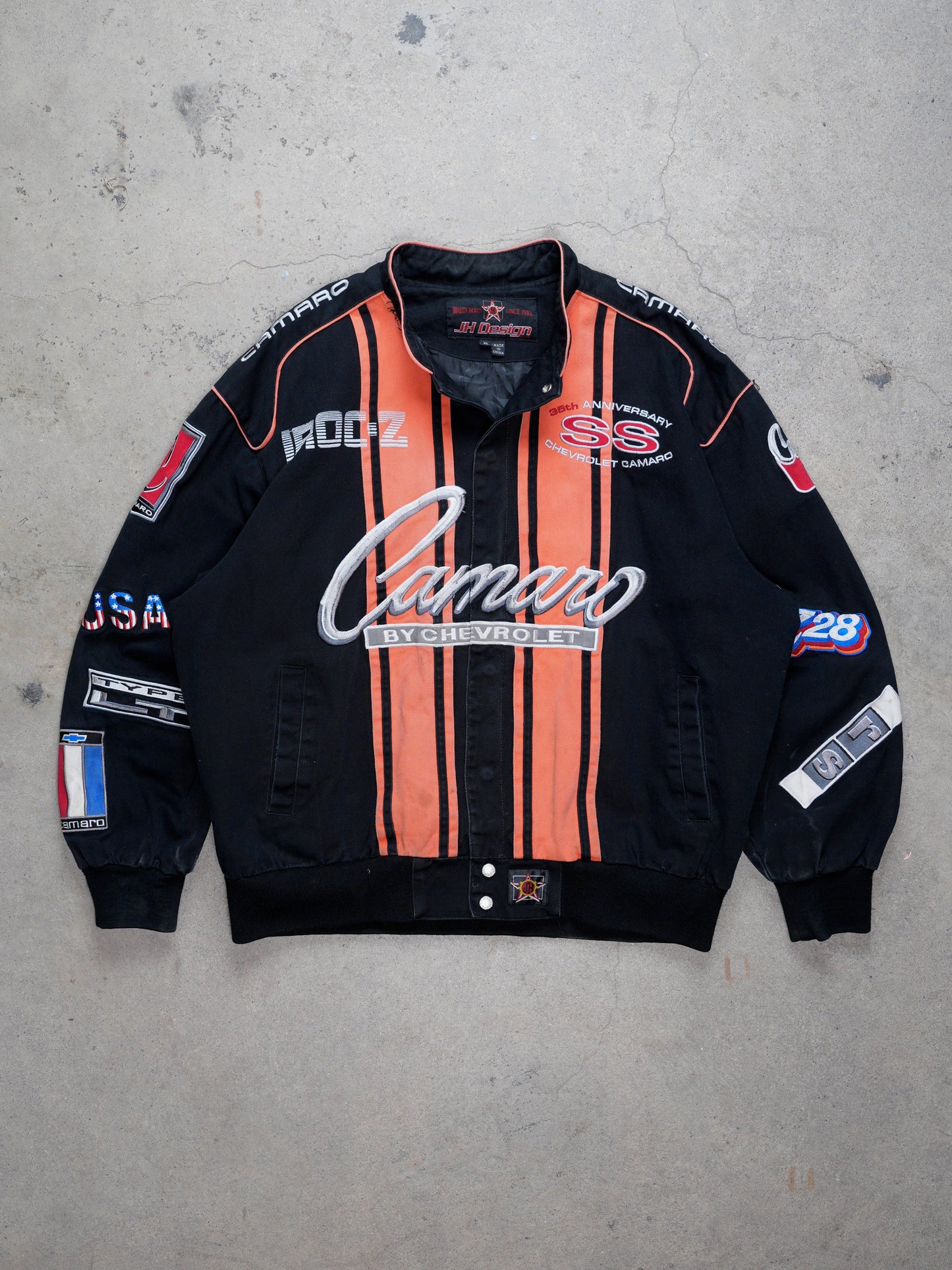 JH DESIGNS Camaro Racing Jacket (XL)