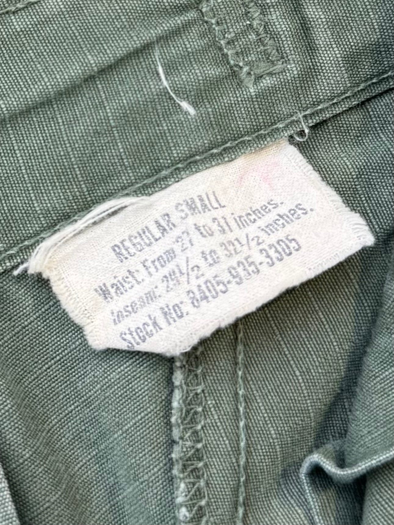 1960s - M65 Ripstop Poplin Vietnam Era Cargo Pants