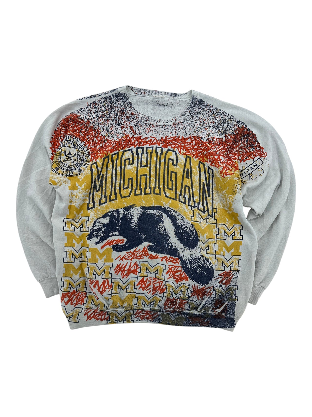 1990s University of Michigan Wolverines Crewneck Sweater