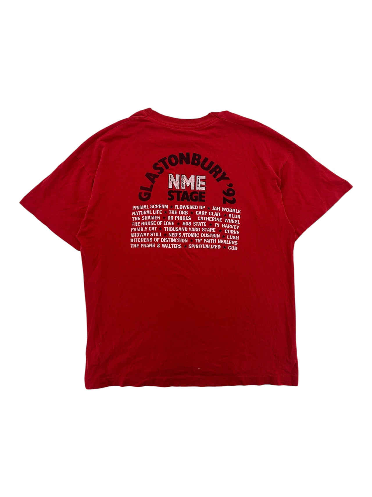 1990s NME "I Survived Glastonbury '92" T-shirt