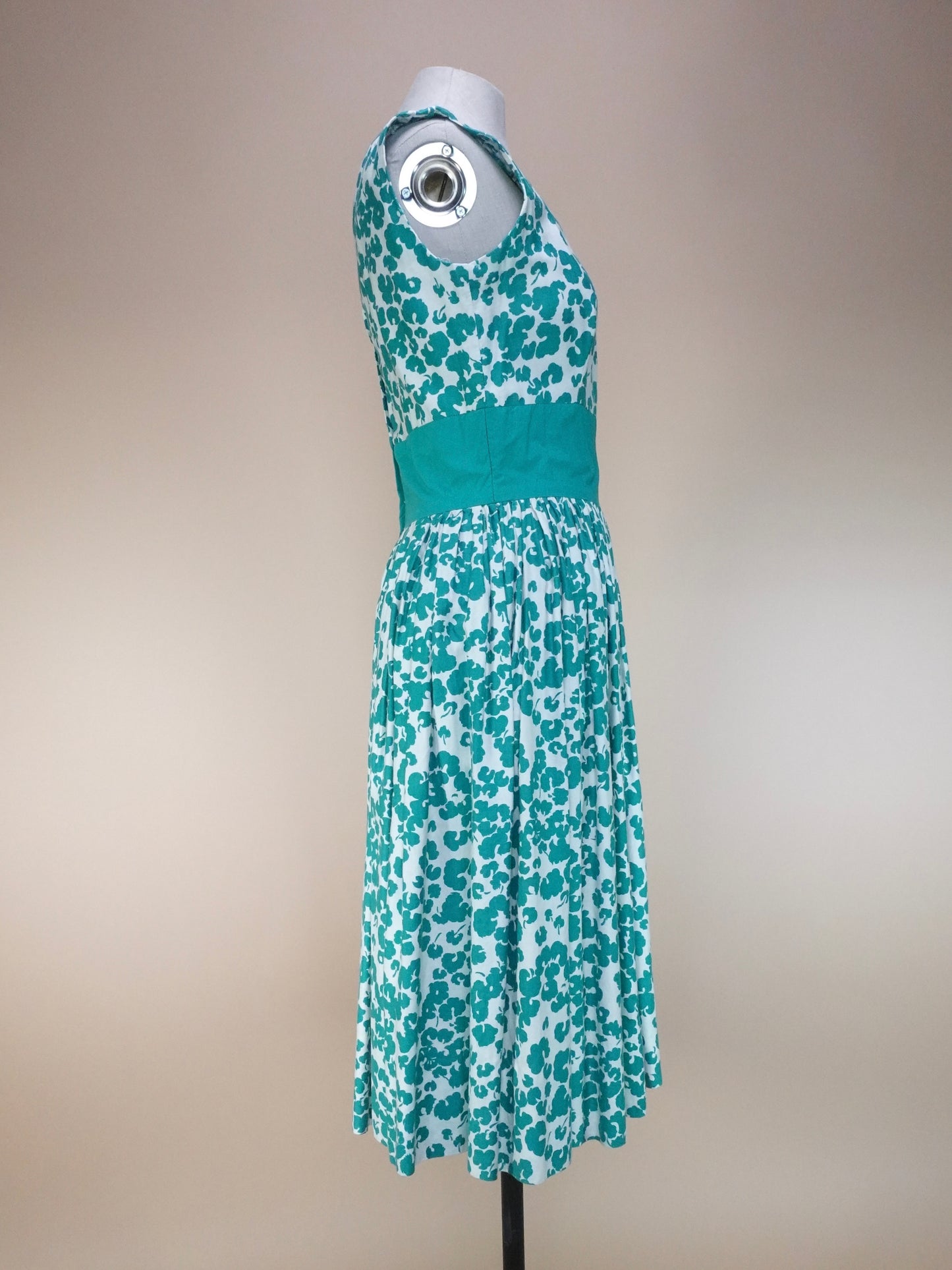 1960s - Handmade Mod Style Summer Dress With Gingham Detailing