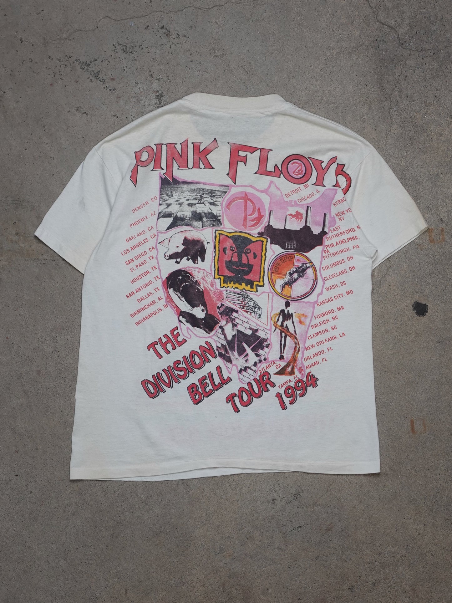 Pink Floyd The Division Bell Tour 1994 T-Shirt (M)