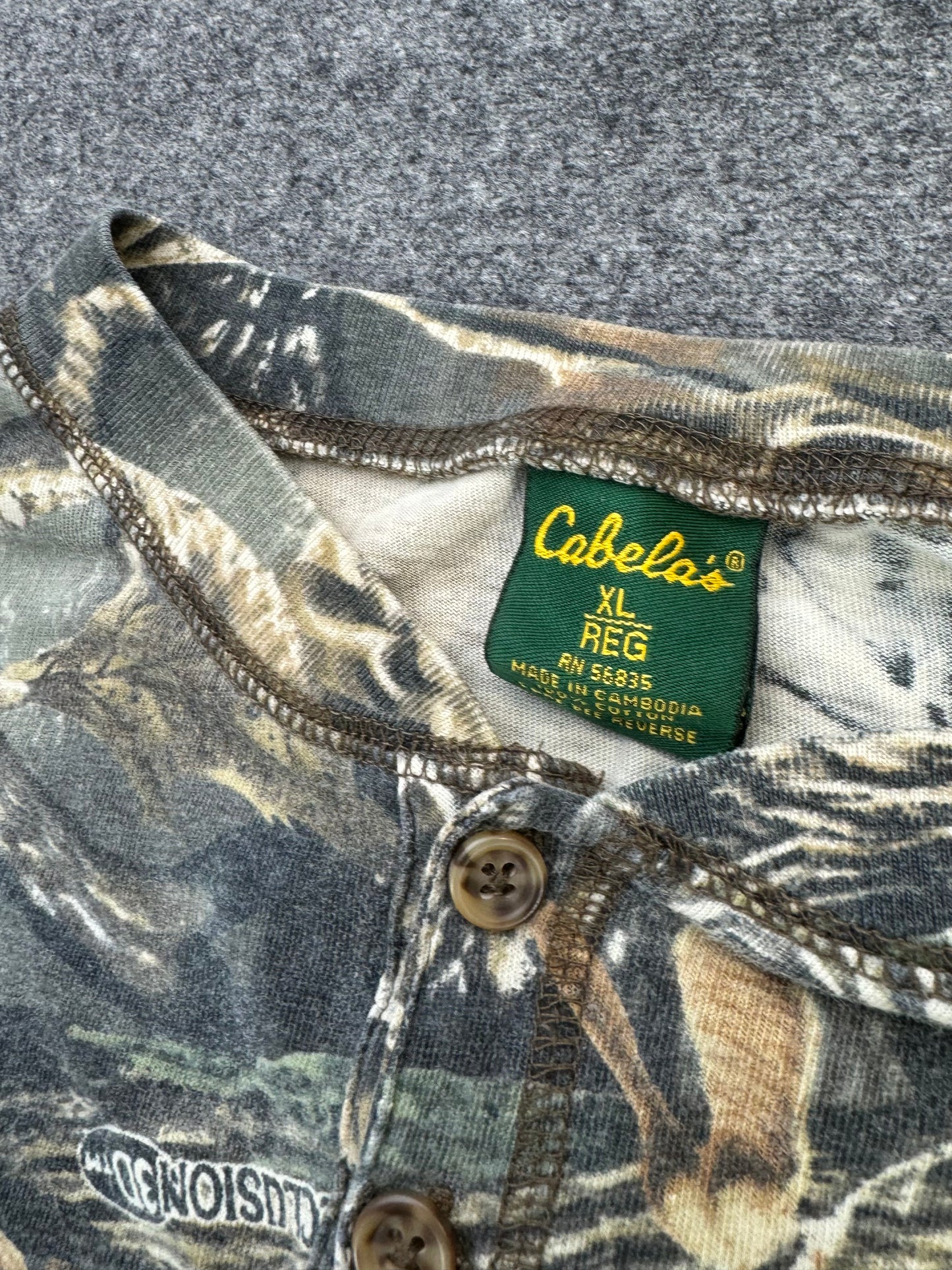 1990s - Cabelas Real Tree Long Sleeve T-Shirt