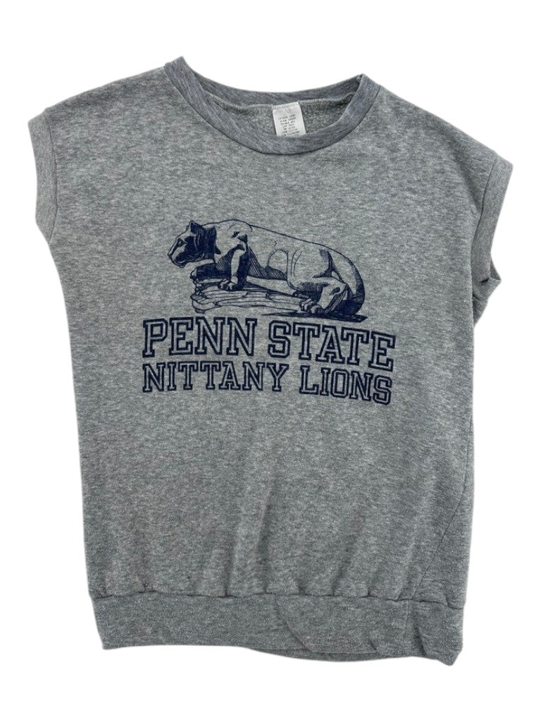 1980s Penn State Nittany Lions No Sleeve Crewneck