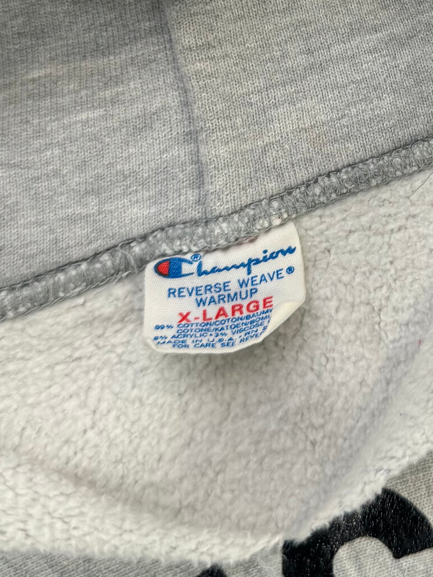 1980s - Champion Reverse Weave Hooded Sweatshirt