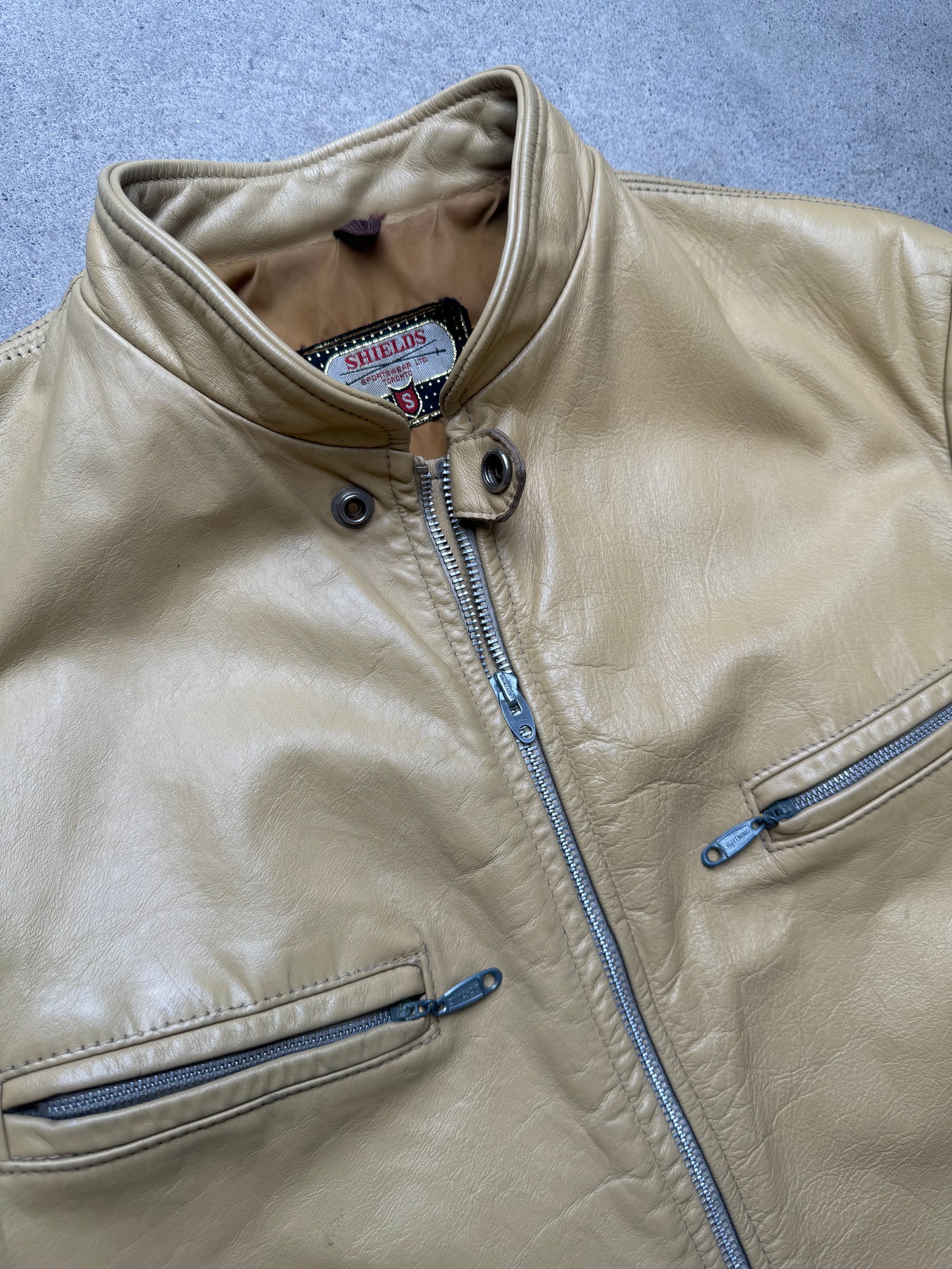 1970s - Shields Toronto Cafe Racer Motorcycle Jacket