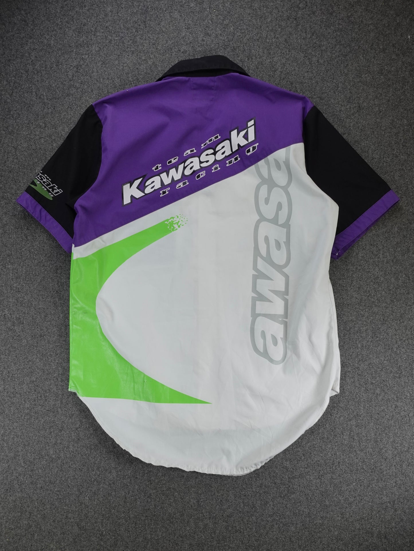 1990s/2000s - Kawasaki Racing Short Sleeve Shirt