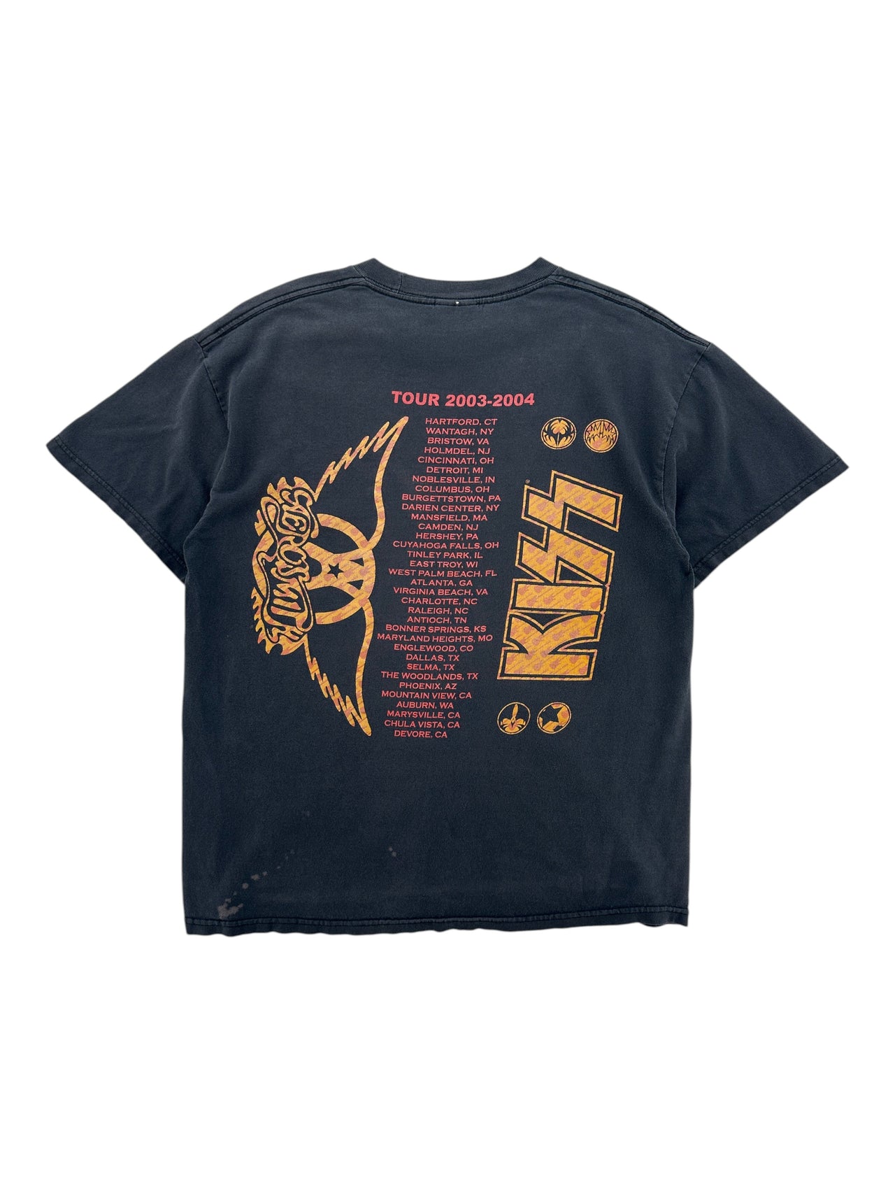 2000s Kiss, Aerosmith tour T-shirt