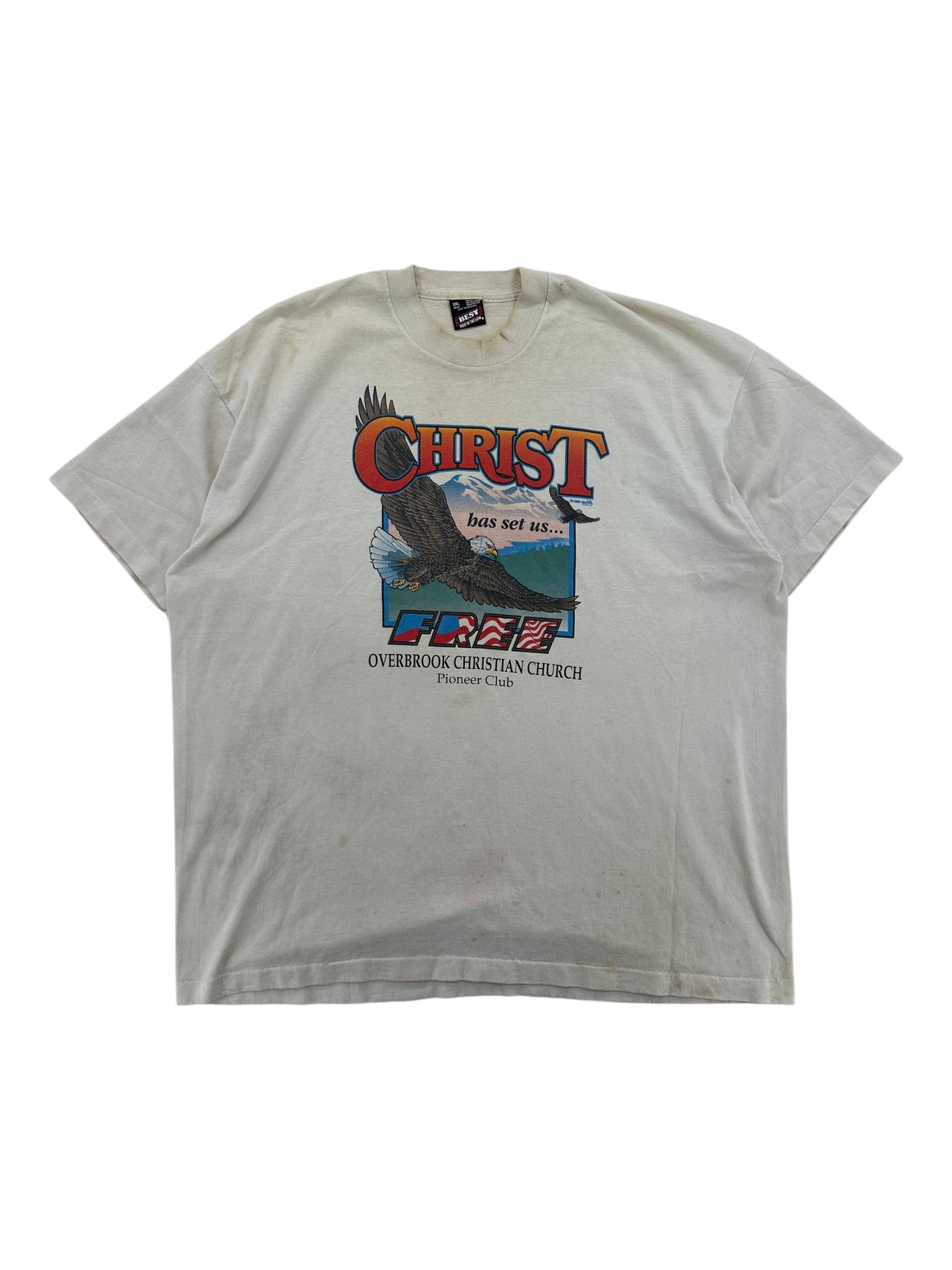 1990s "Christ Has Set Us Free" Jesus T-shirt