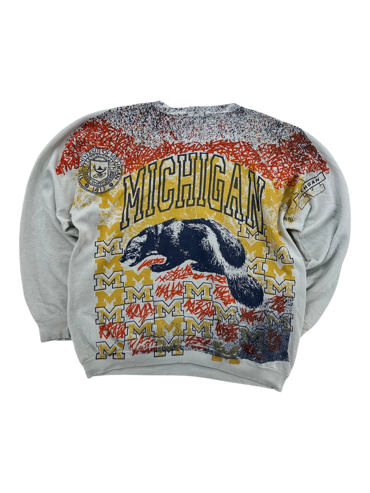 1990s University of Michigan Wolverines Crewneck Sweater