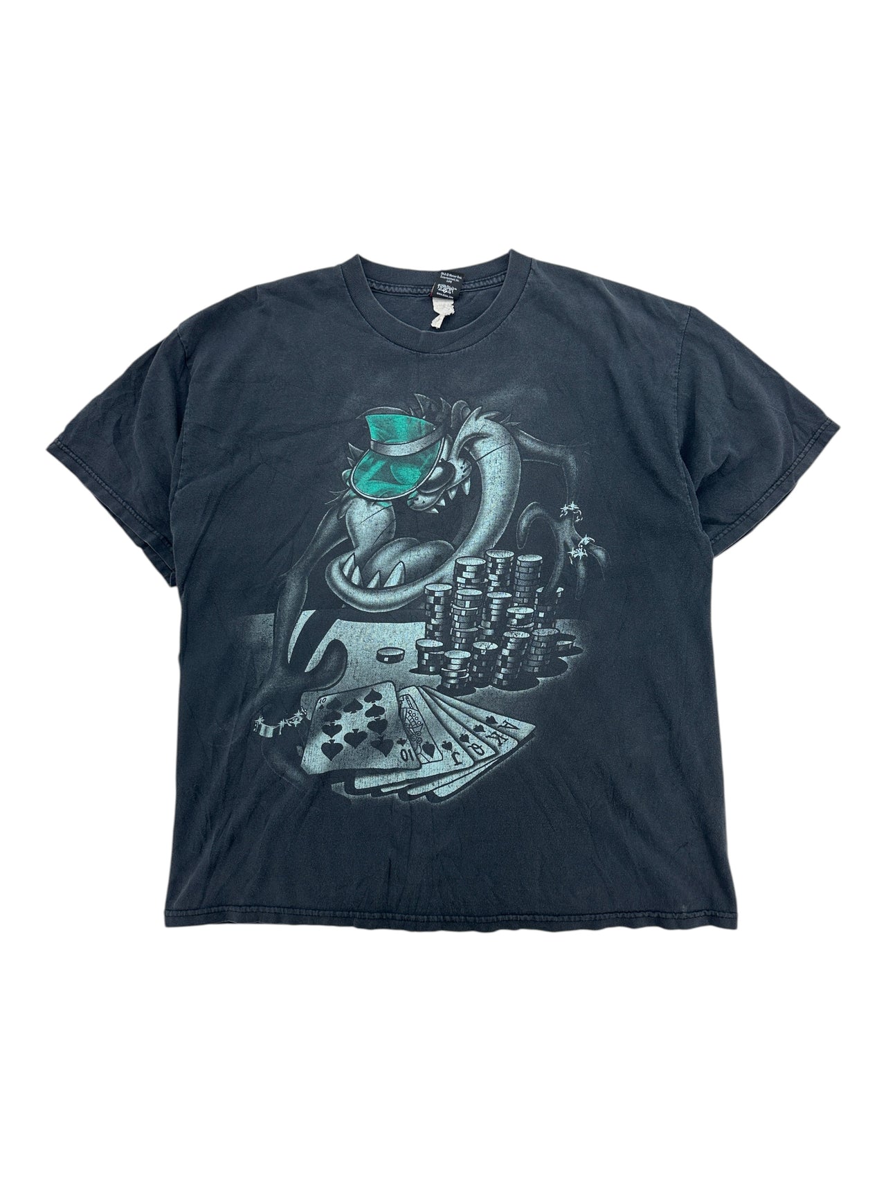 1990s Looney Tunes Taz Poker T-shirt