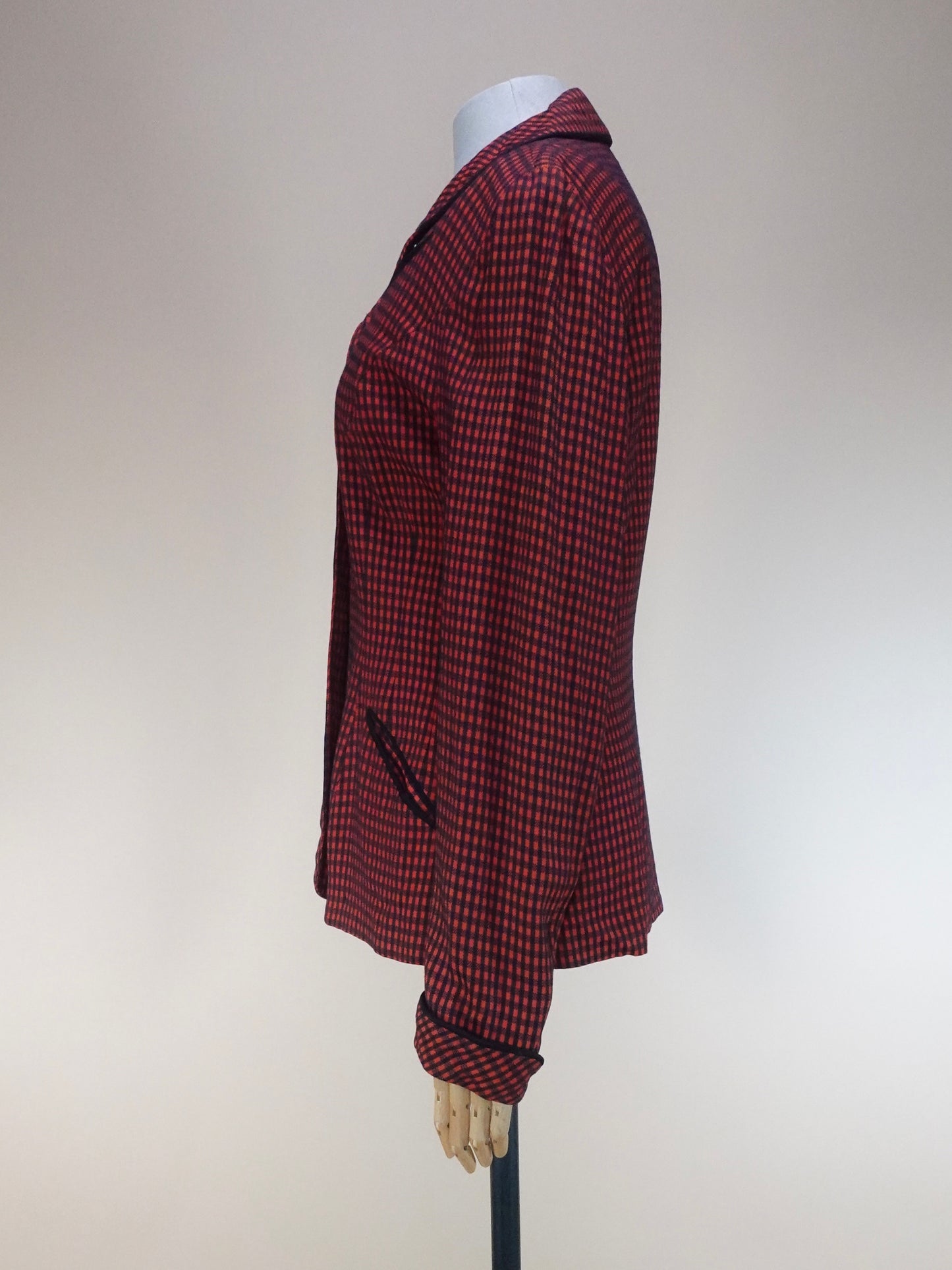 1950s - Union Made Ladies Checkered Blazer