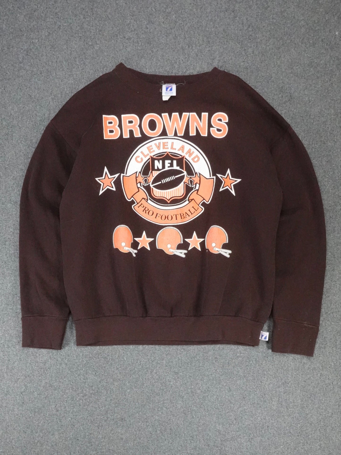 1990s - Cleveland Browns Logo 7 Crewneck