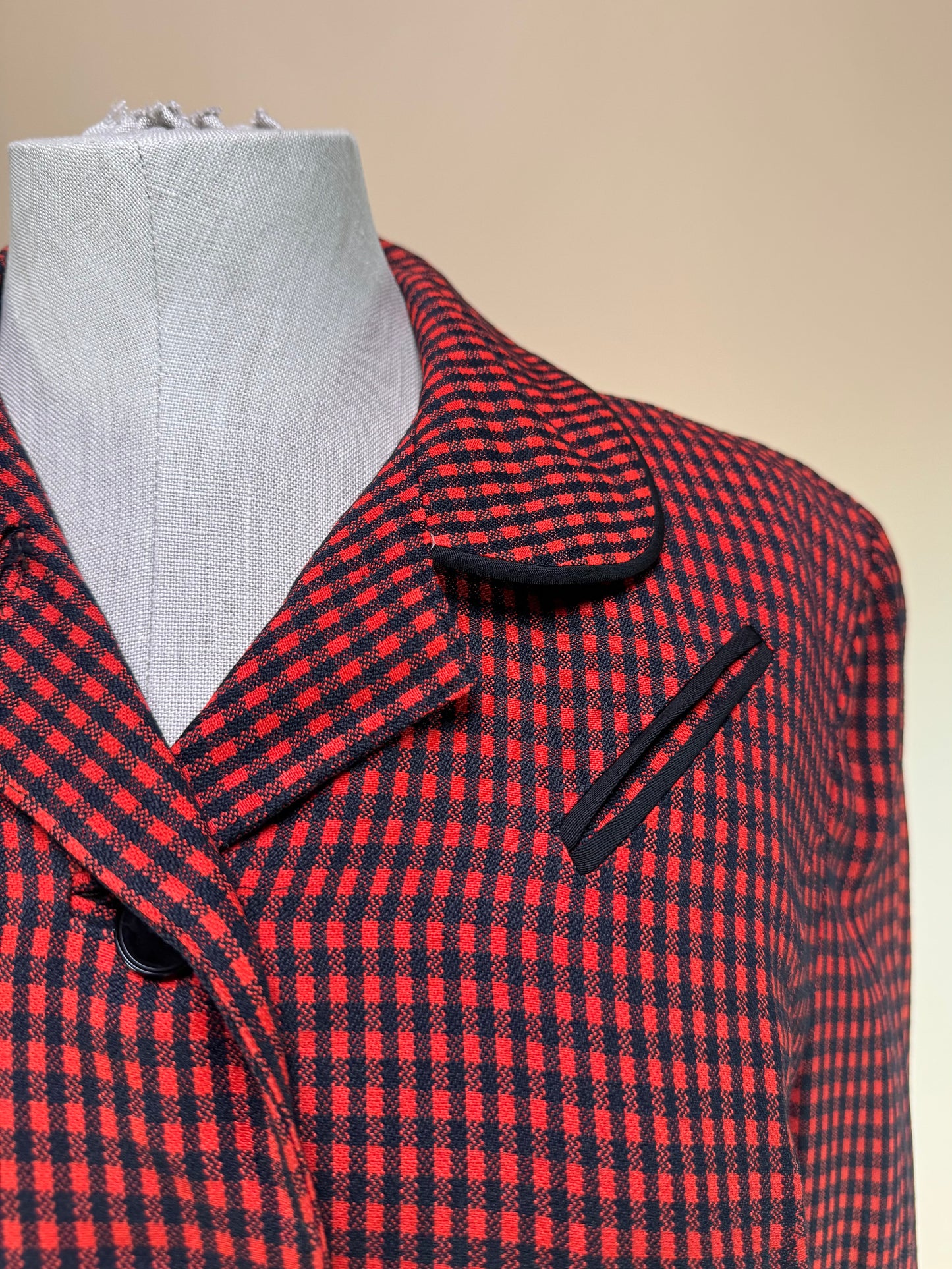1950s - Union Made Ladies Checkered Blazer