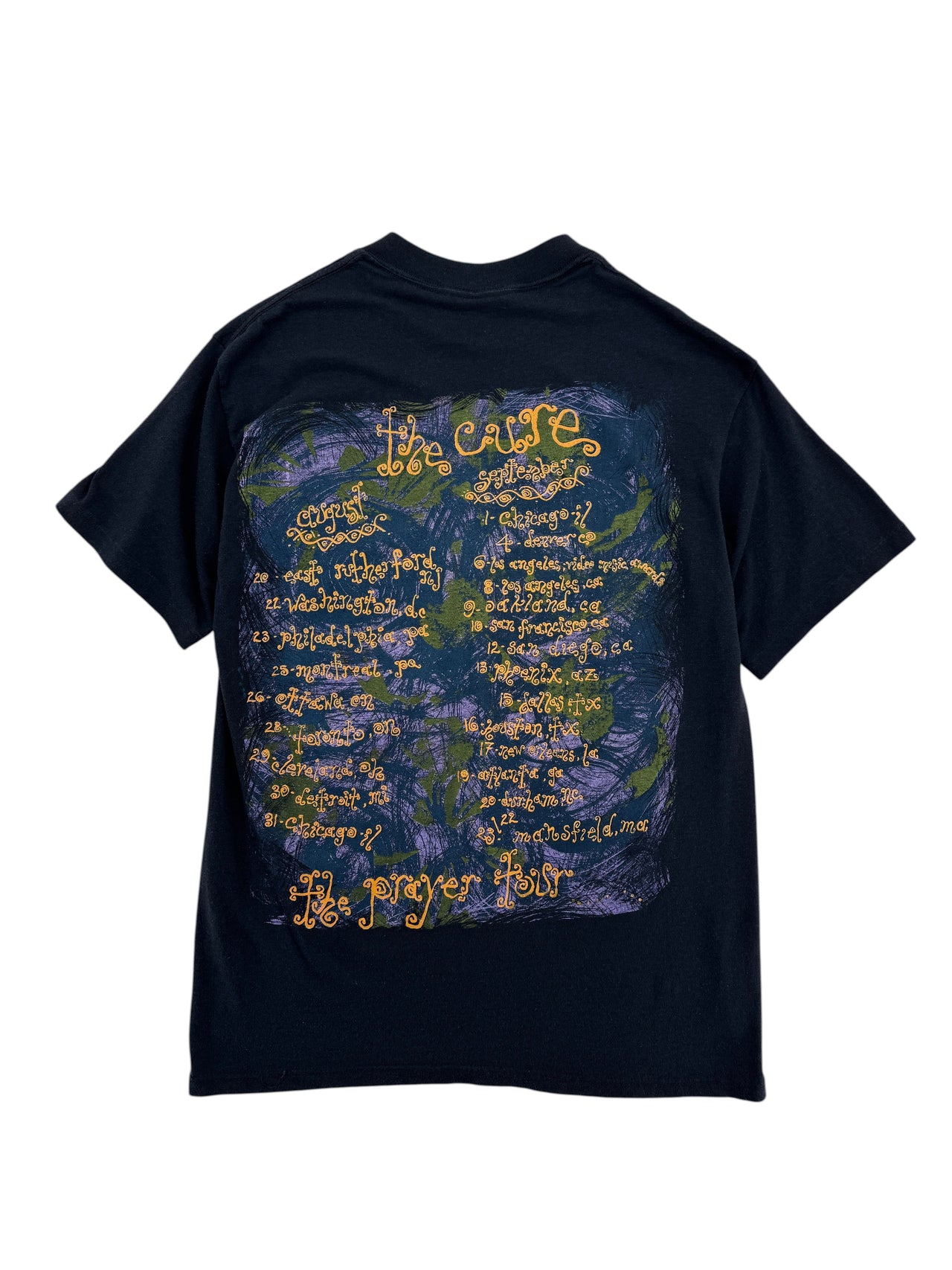 1989 The Cure "The Prayer Tour" T-shirt