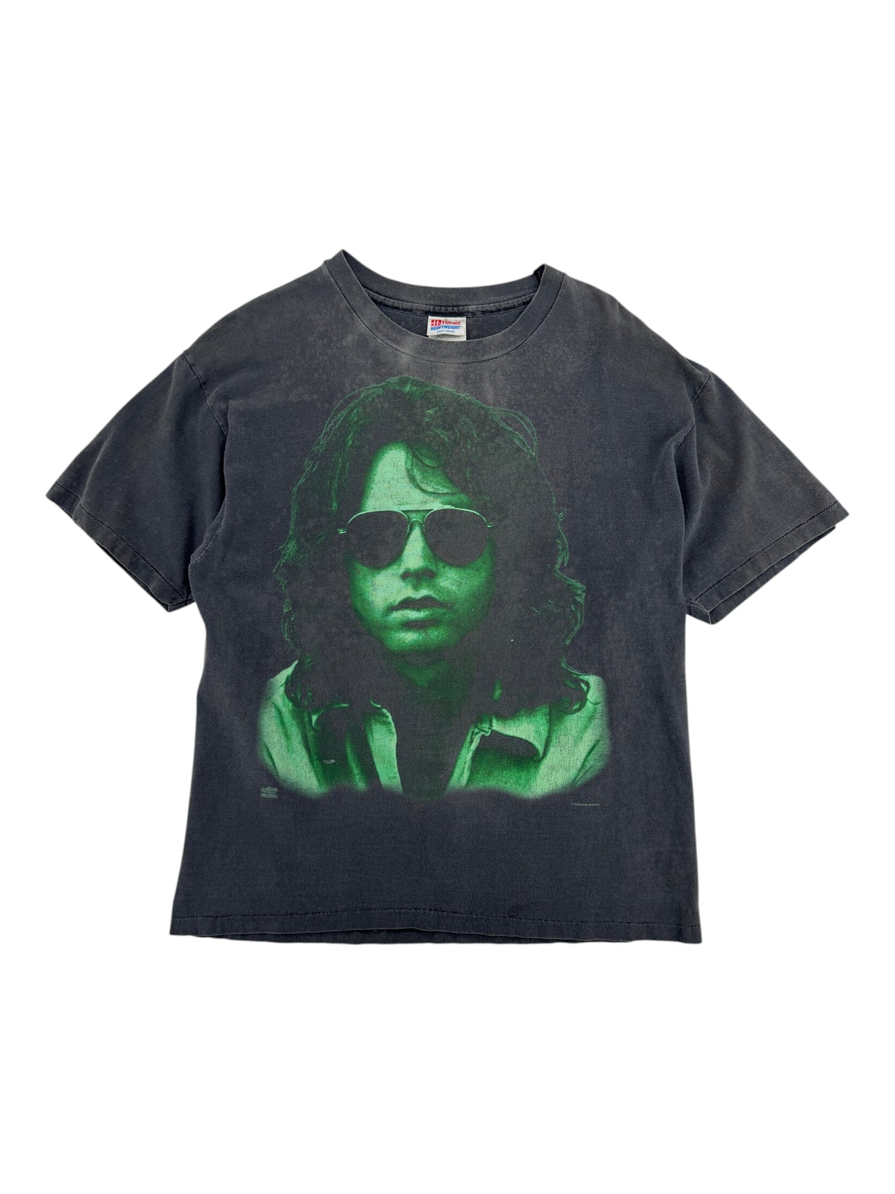 1990s Jim Morrison Big Face Glow in the Dark T-shirt