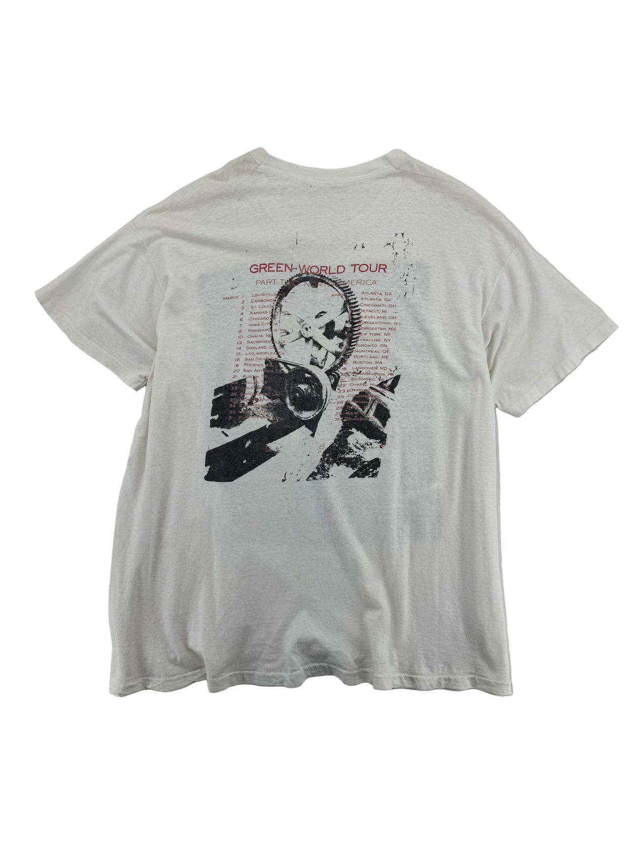 1989 R.E.M "Green World Tour" T-shirt