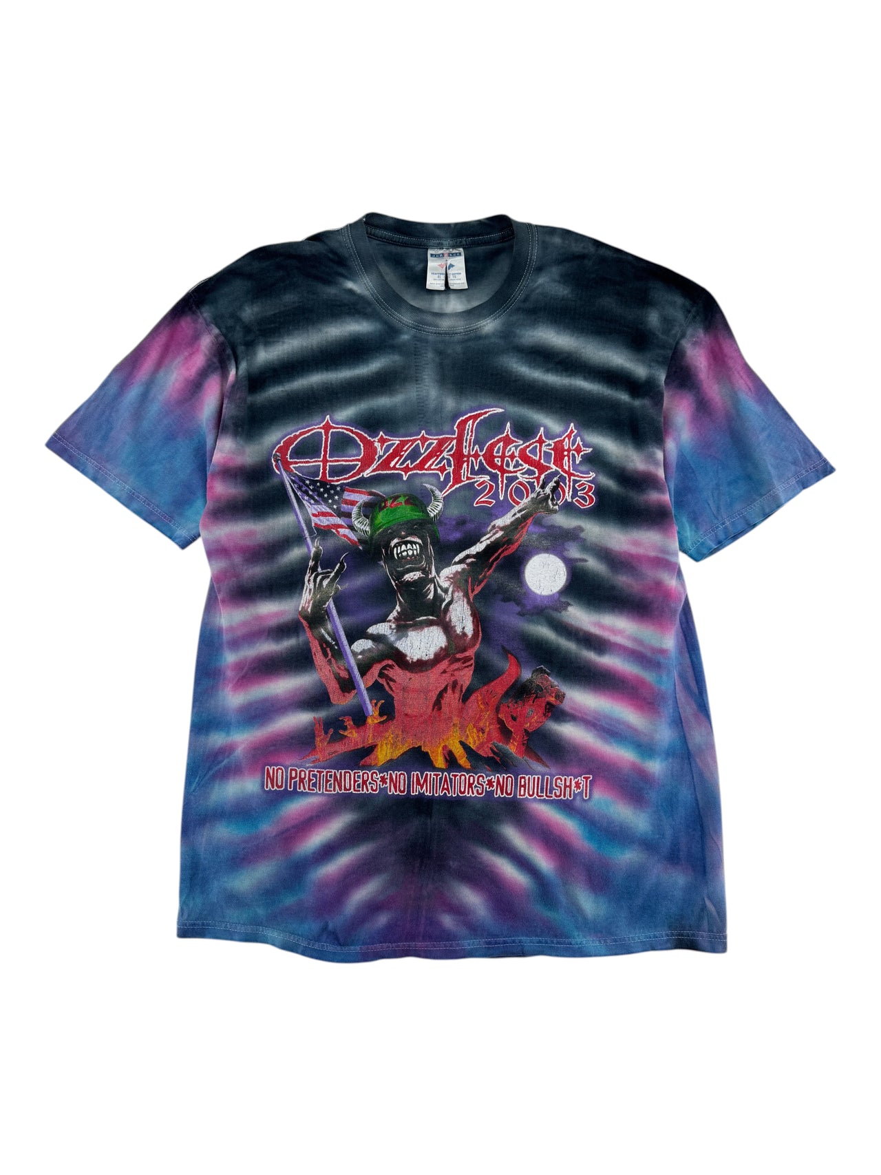 2003 Ozzfest Tie Dye T-shirt