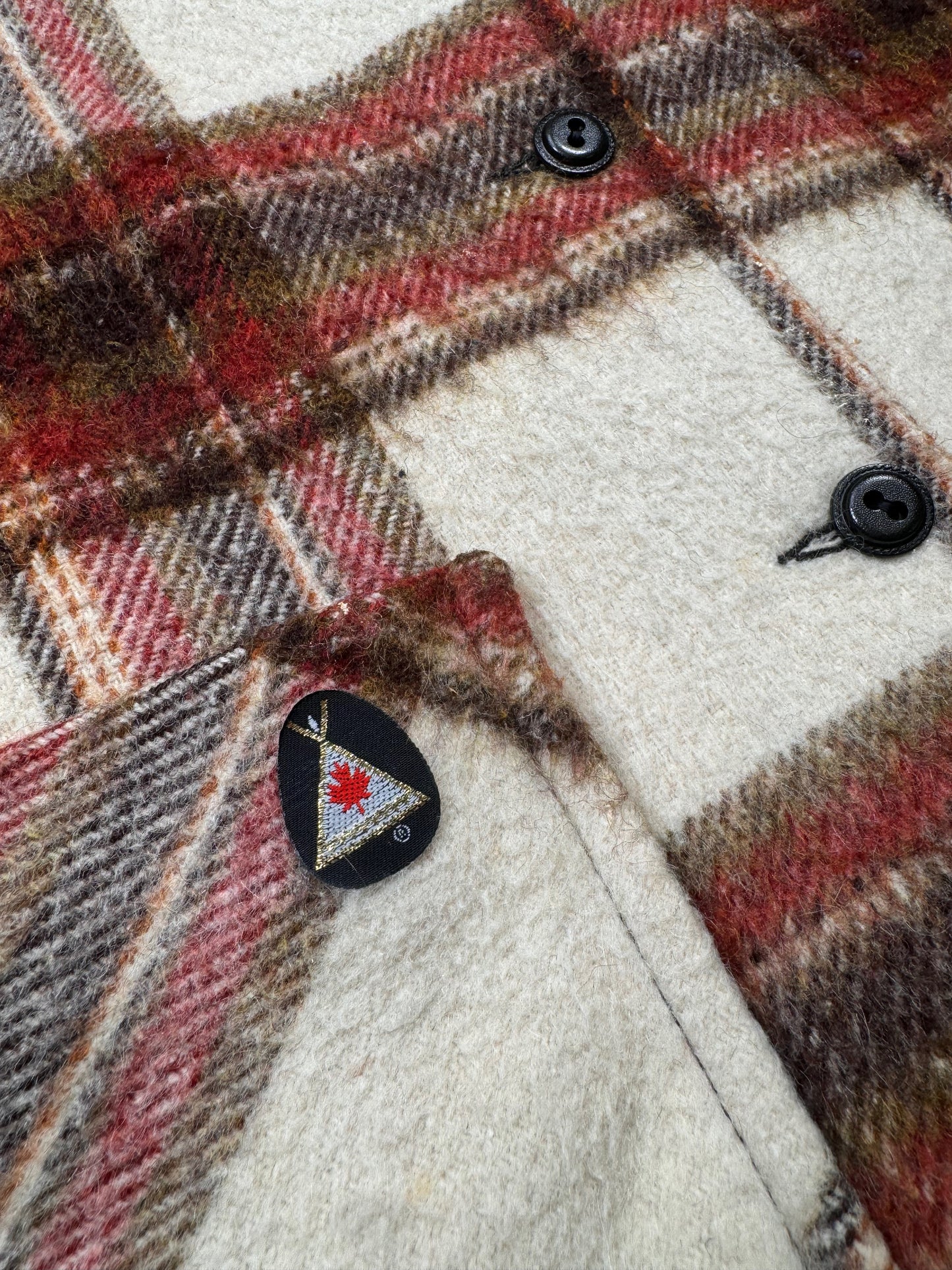Vintage 1950s - Plaid Wool Jacket