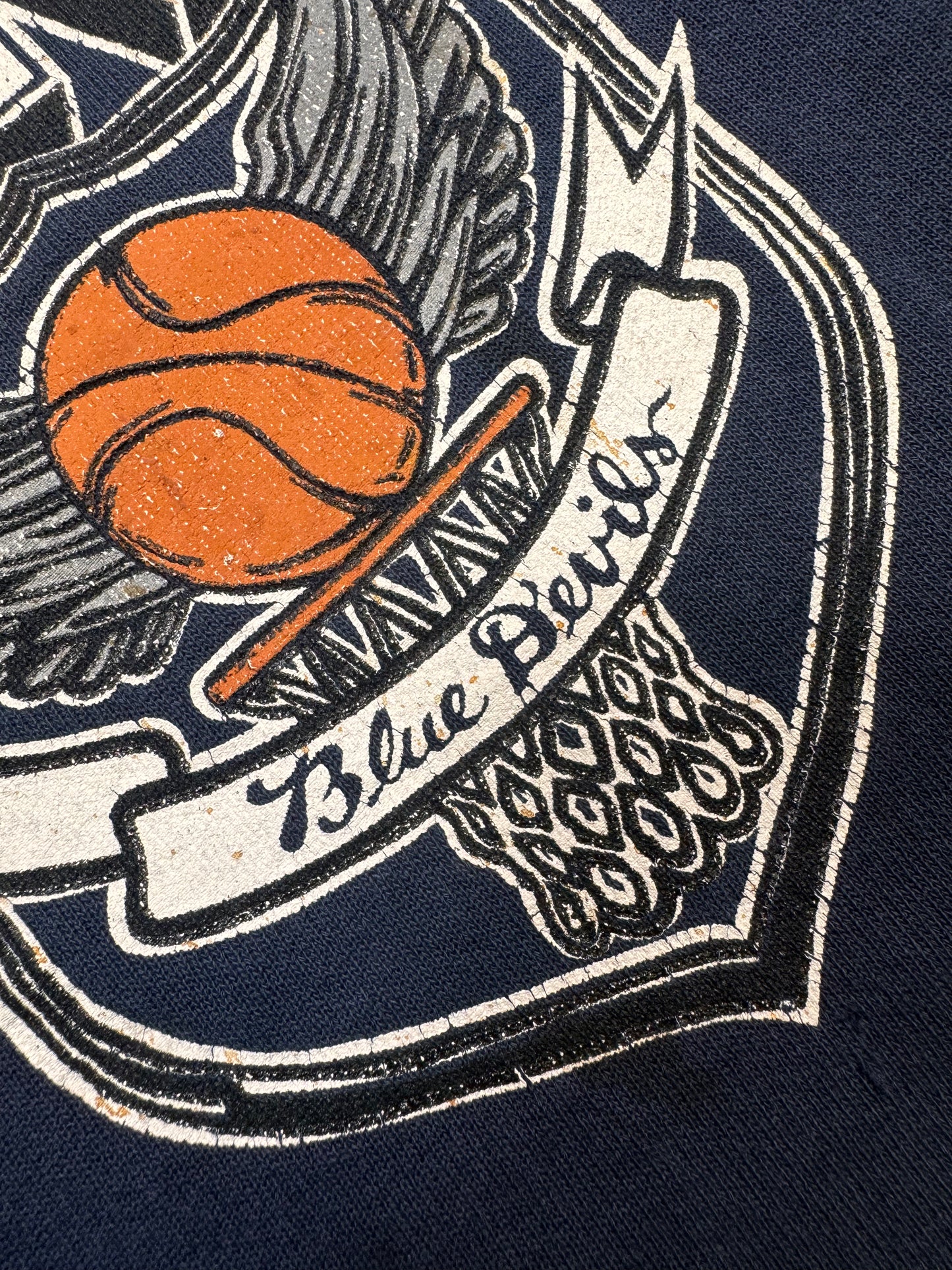 1980S - DUKE UNIVERSITY RAGLAN SLEEVE CREWNECK SWEATSHIRT