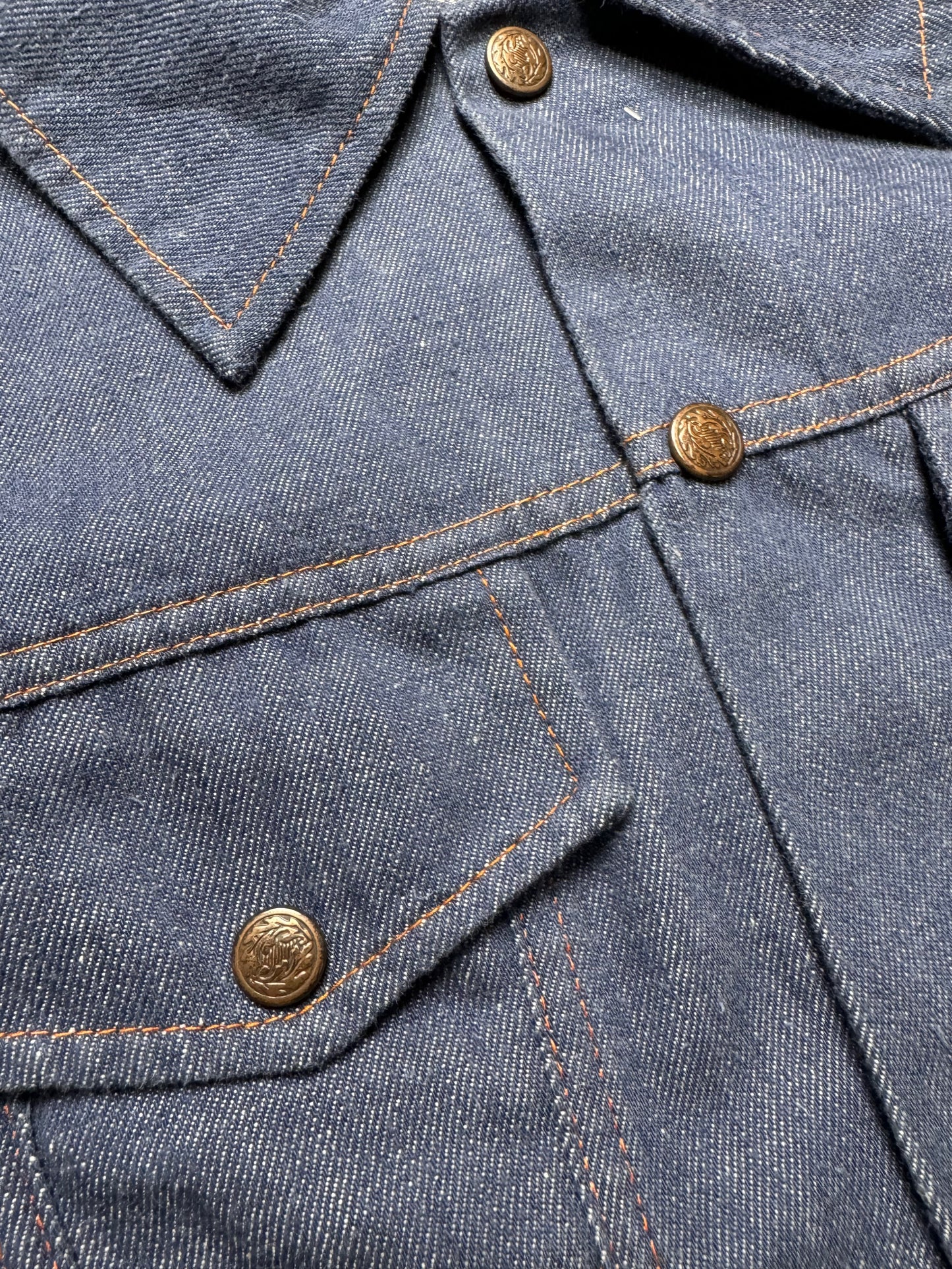 1960S - "J BAR" WESTERN WEAR DENIM JACKET