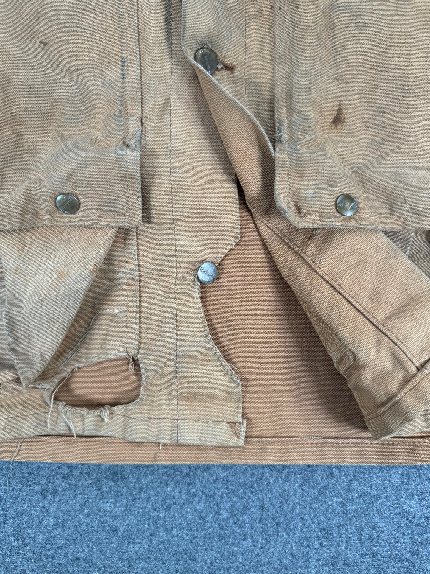 1990s - Carhartt CU256 Hunting Jacket Crafted With Pride In USA