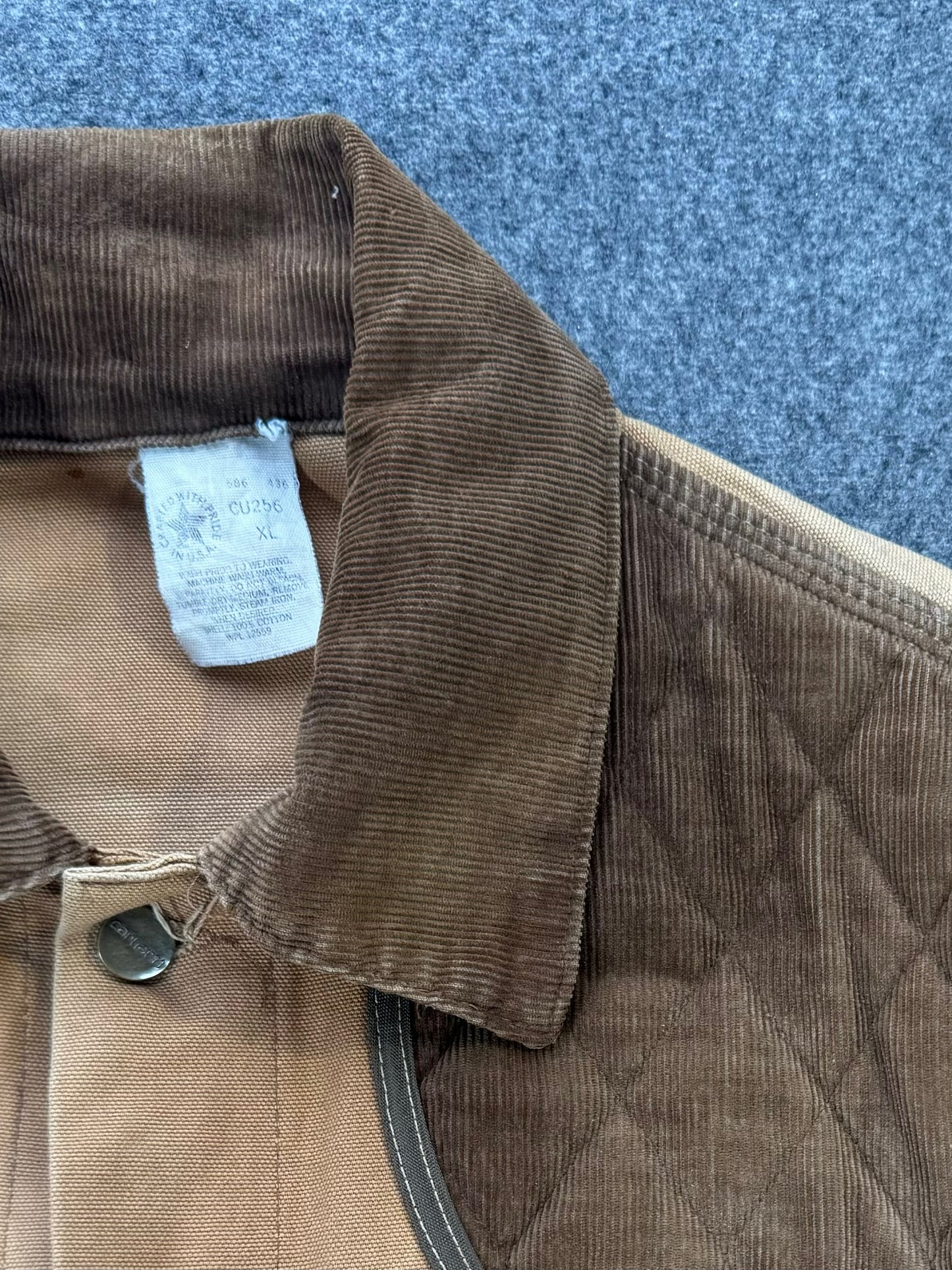 1990s - Carhartt CU256 Hunting Jacket Crafted With Pride In USA