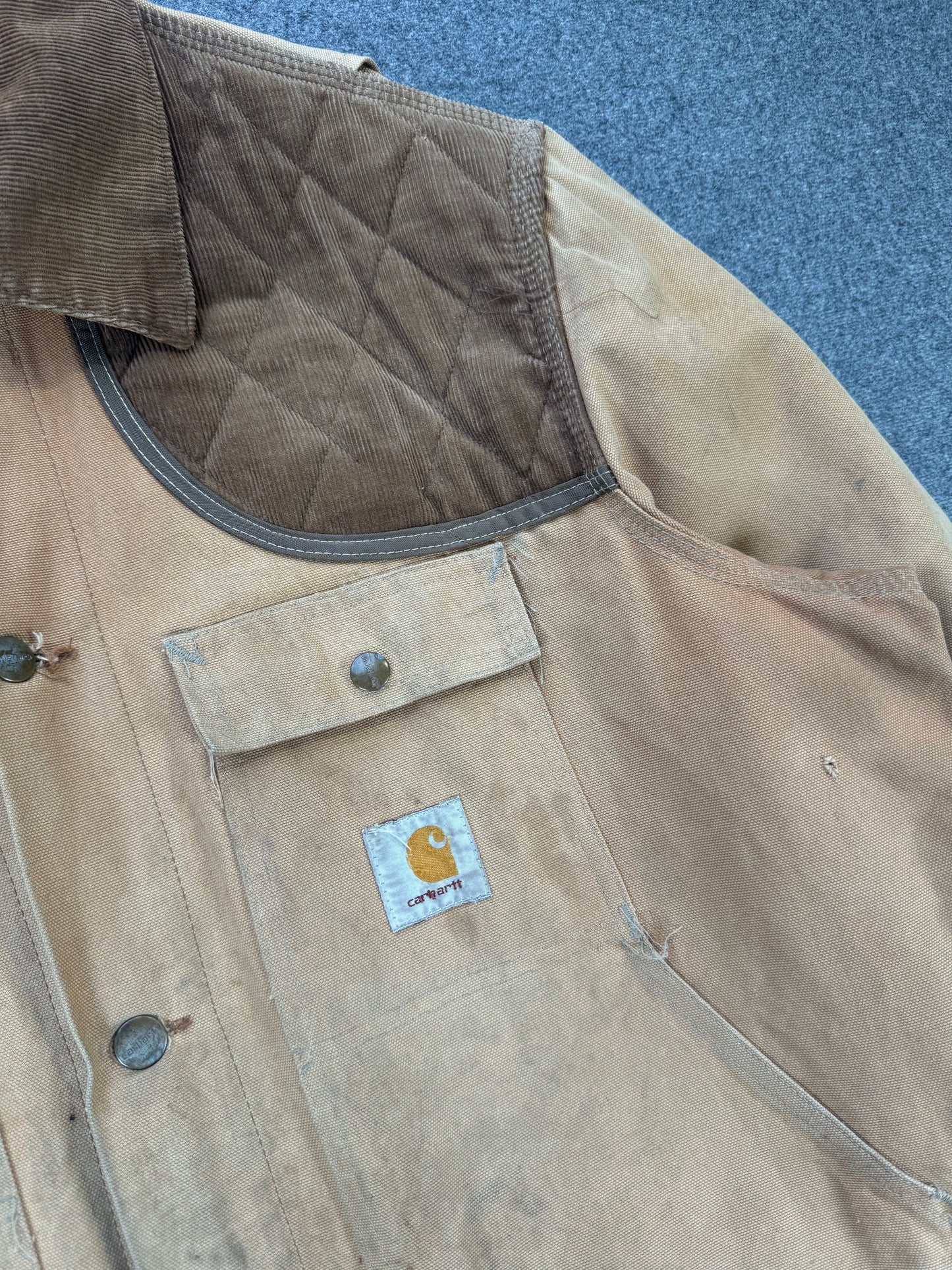 1990s - Carhartt CU256 Hunting Jacket Crafted With Pride In USA
