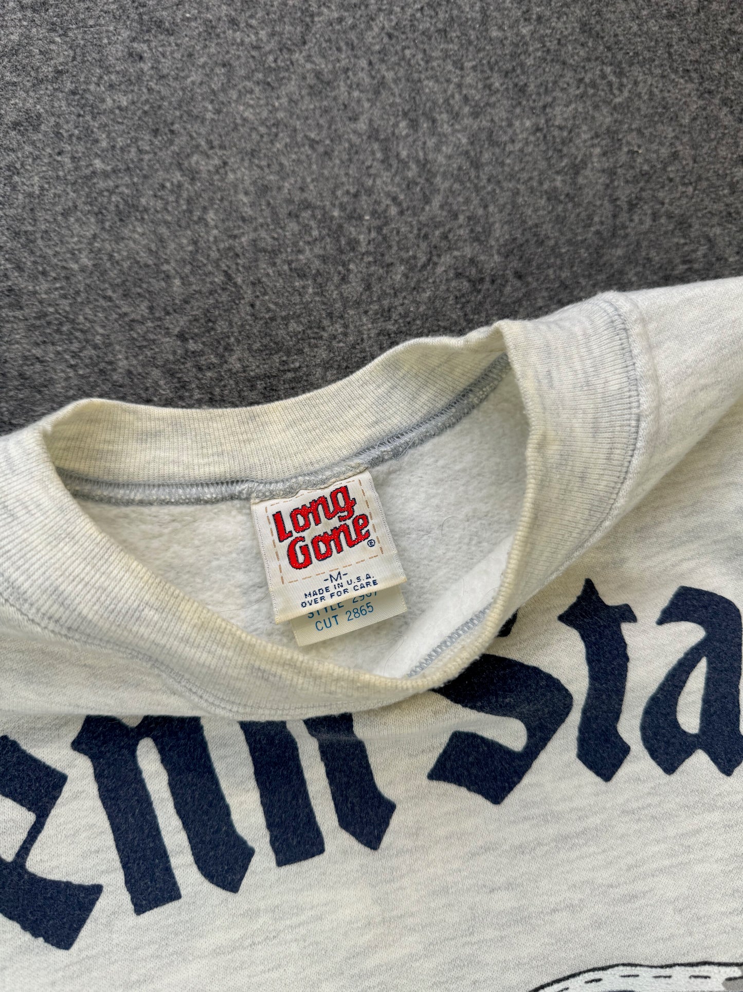 1990s - Penn State All Over Print Crewneck By Long Gone