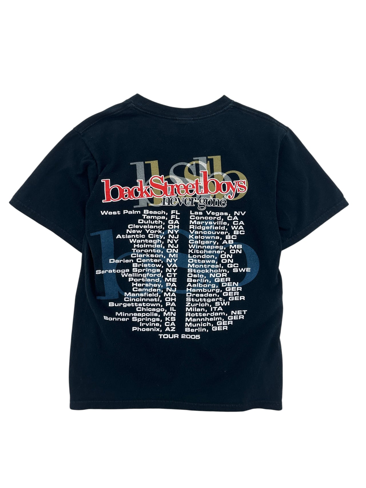 2005 Backstreet Boys "Never Gone" T-shirt