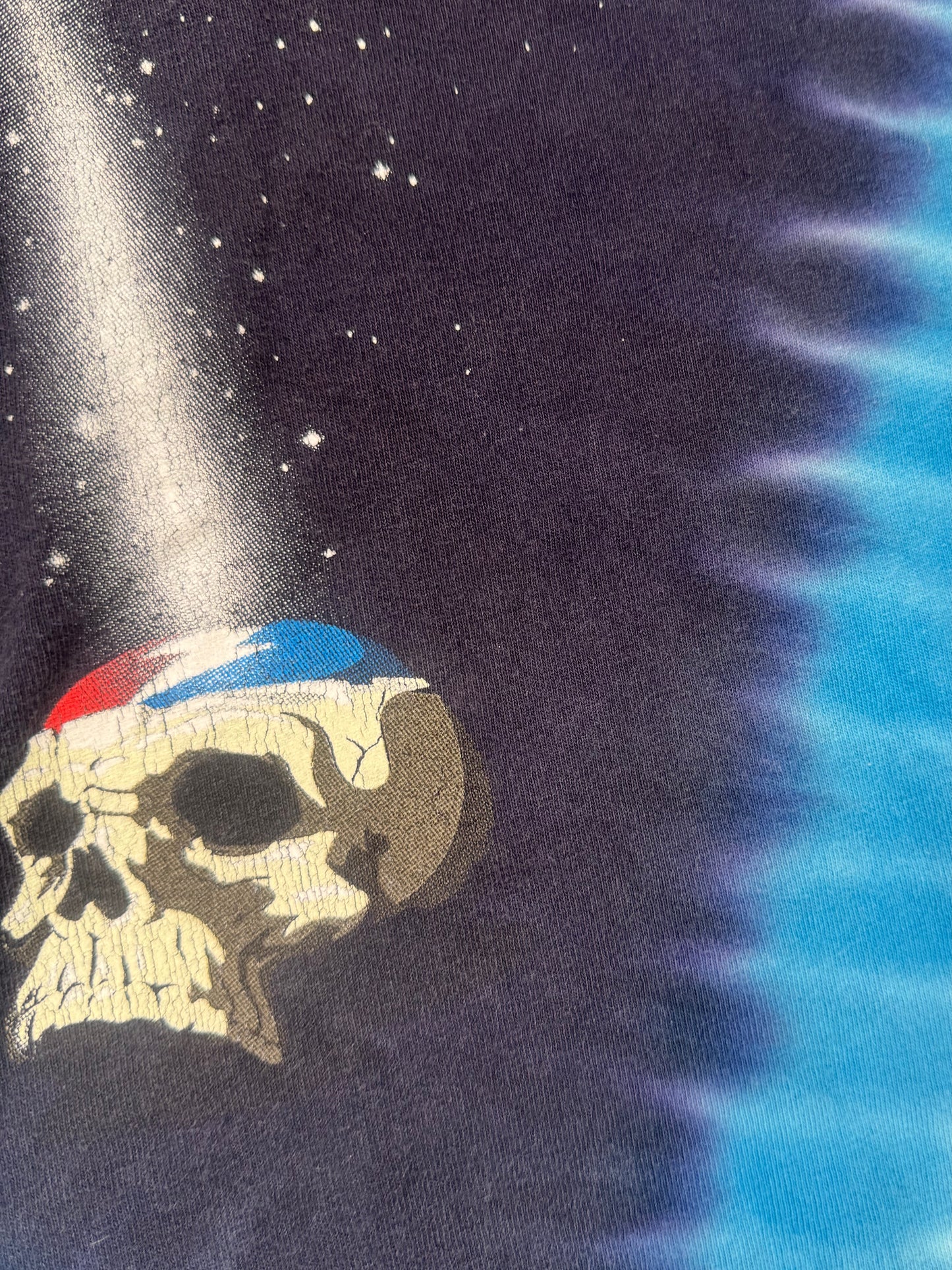 2000s - Grateful Dead Starshine Skull Tie Dye Band T-Shirt