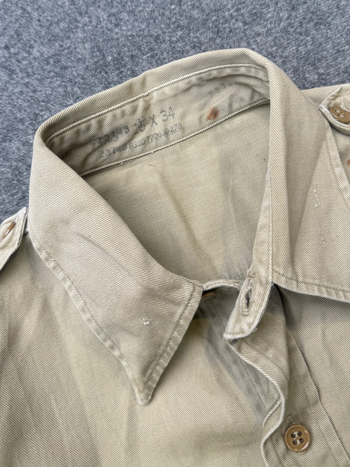 1940s - WW2 US Air Force Cotton Khaki Shirt