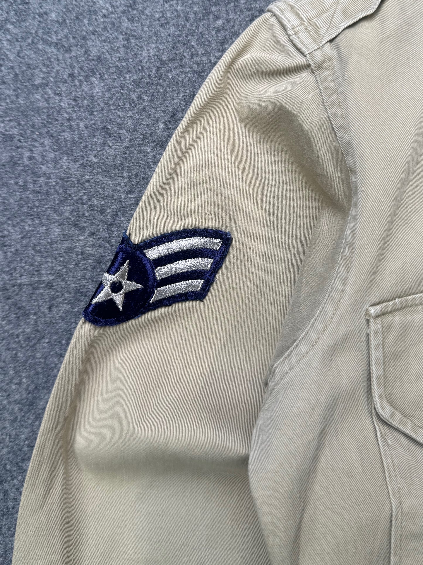 1940s - WW2 US Air Force Cotton Khaki Shirt