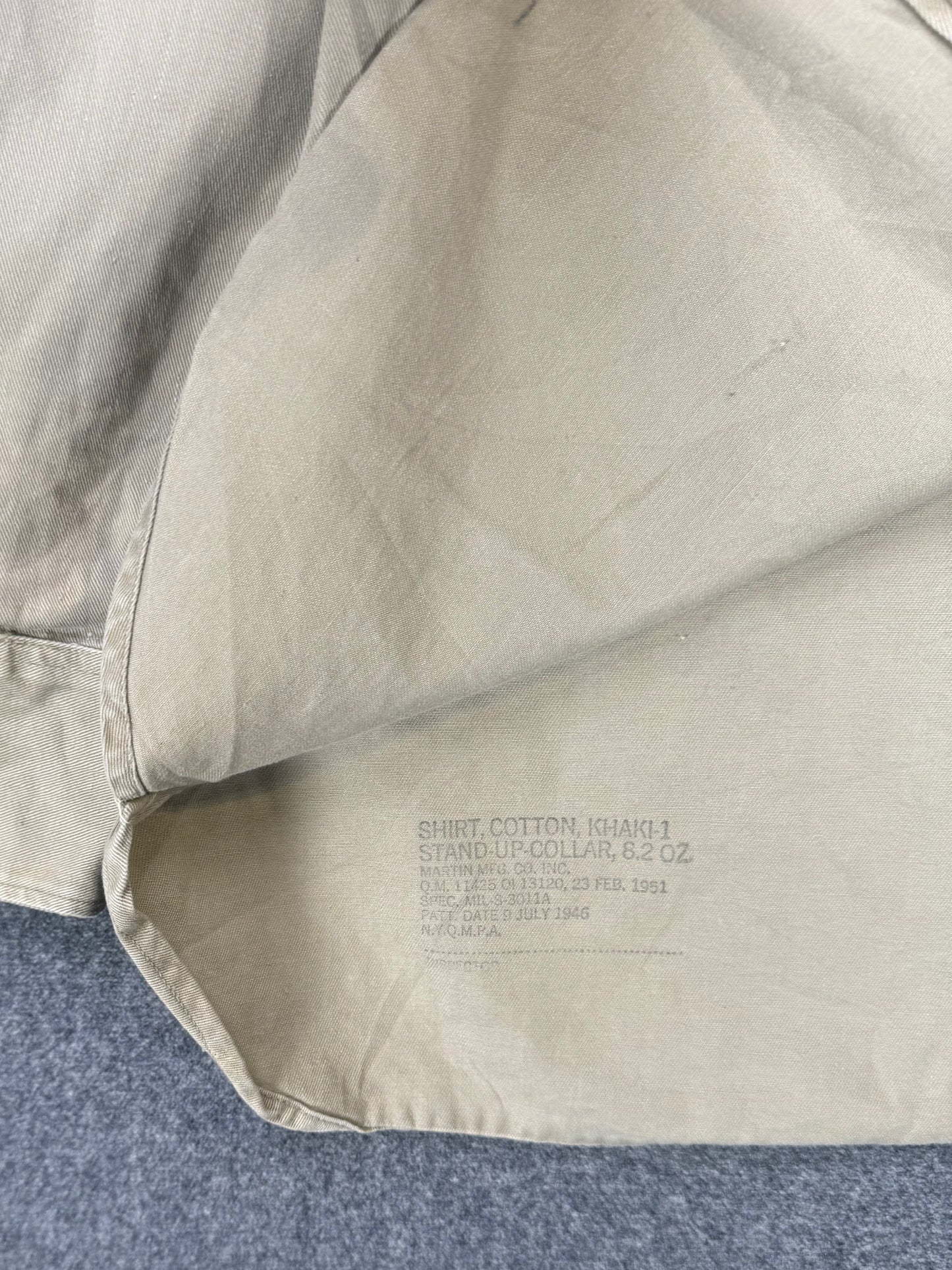 1940s - WW2 US Air Force Cotton Khaki Shirt