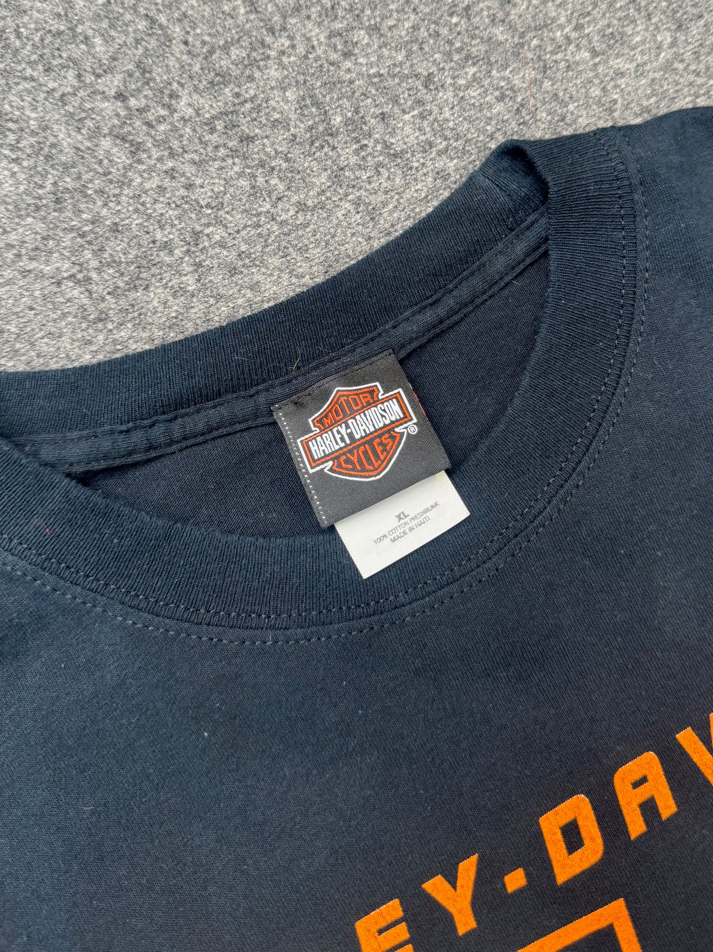 2000s - Harley Davidson "H-D" Long Sleeve Biker T-Shirt