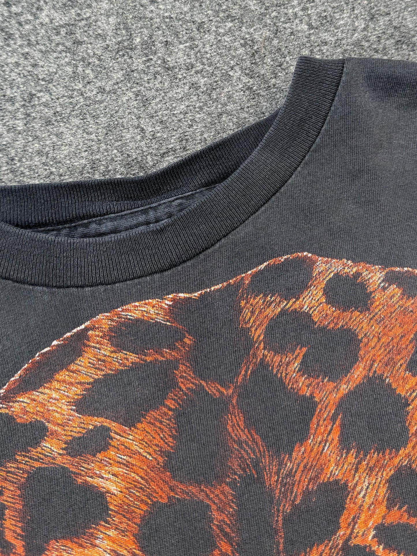 1990s - AOP Spotted Leppard Big Face T-Shirt