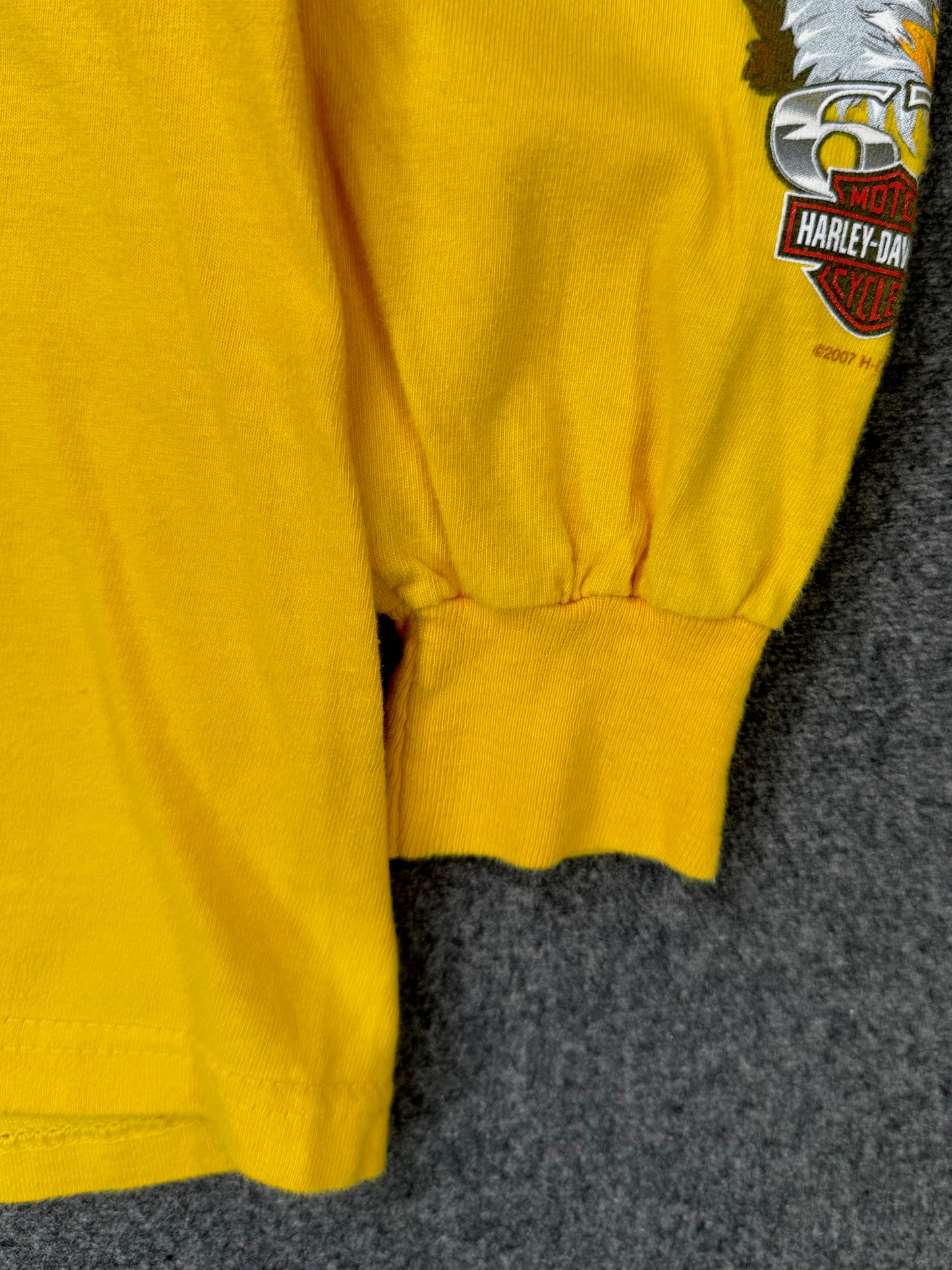 2007 - Harley Davidson Sturgis Long Sleeve Biker T-Shirt
