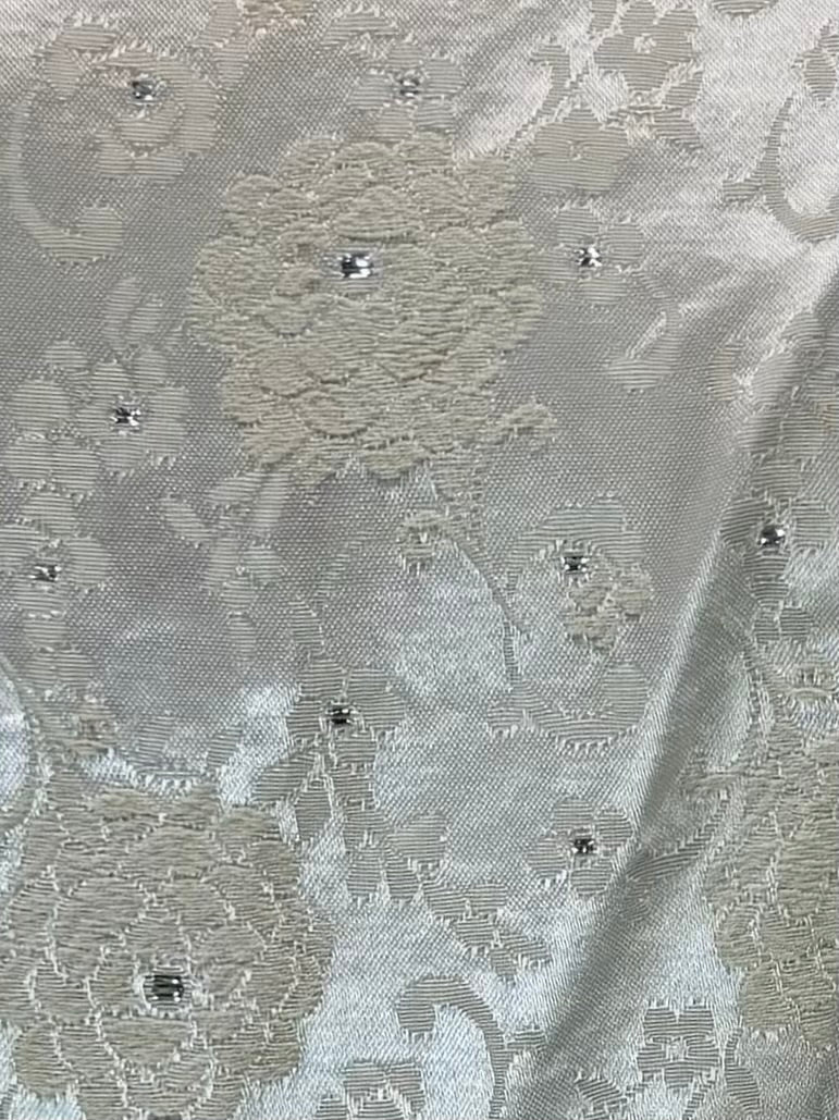 Vintage 1960s | Brocade Peplum Wedding/Party Dress