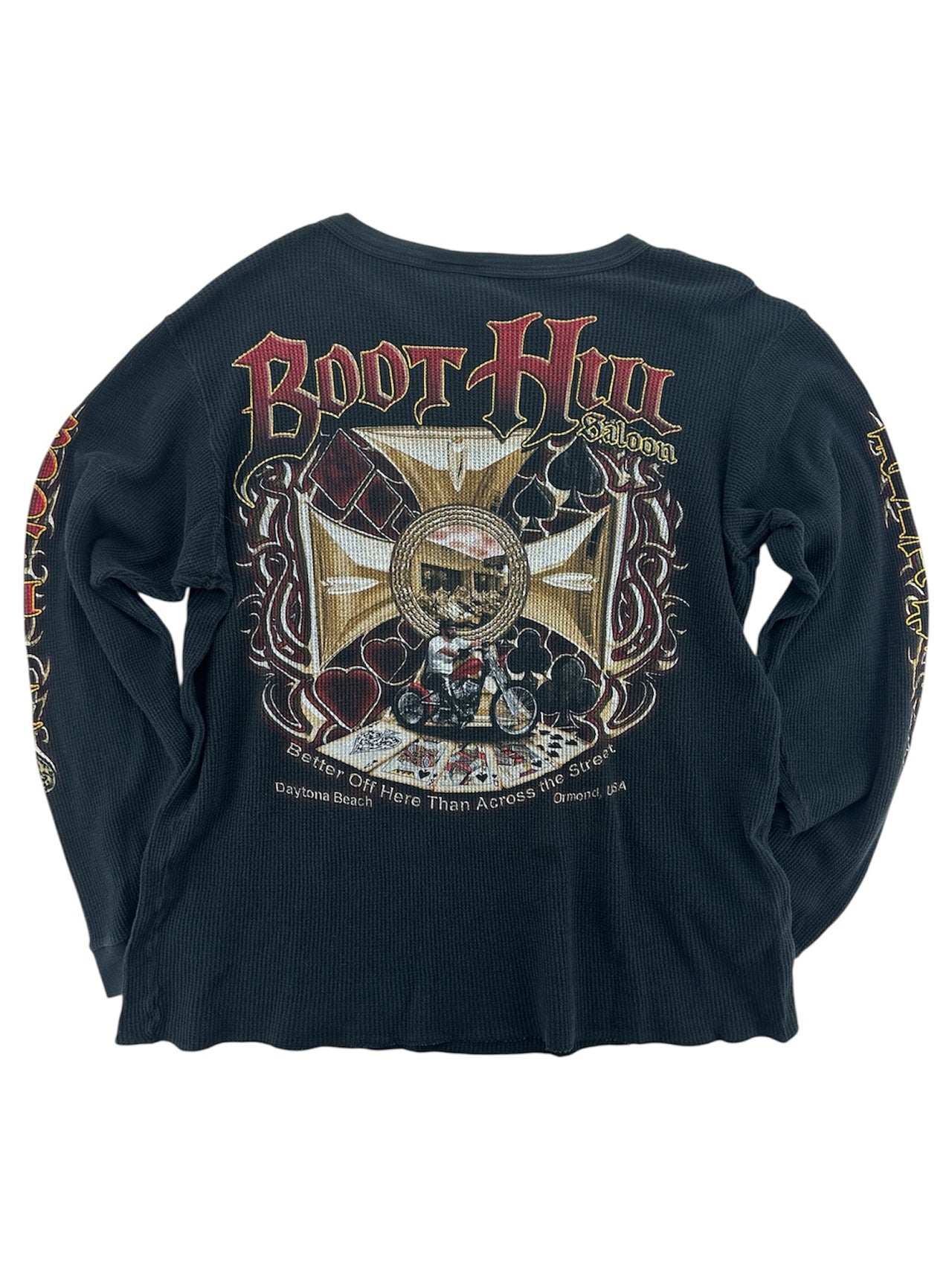 1990s Boot Hill "Daytona Beach" Waffle LongSleeve