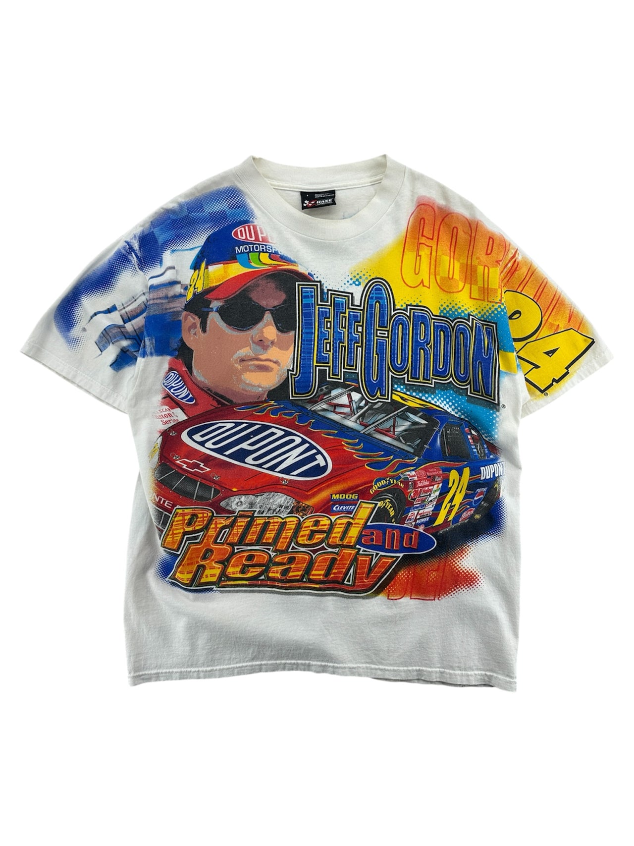 2001 Jeff Gordon Nascar Primed & Ready T-shirt