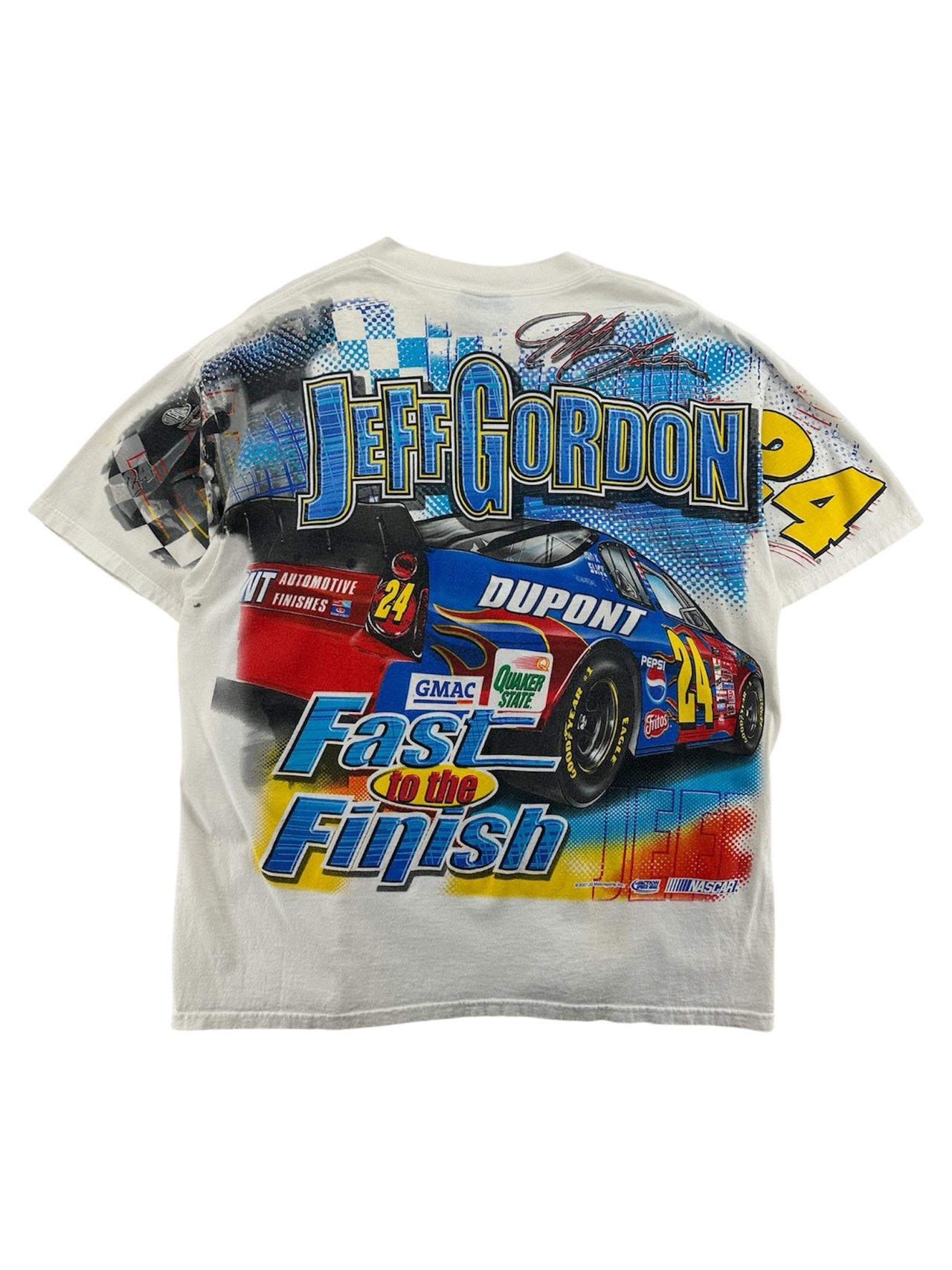 2001 Jeff Gordon Nascar Primed & Ready T-shirt
