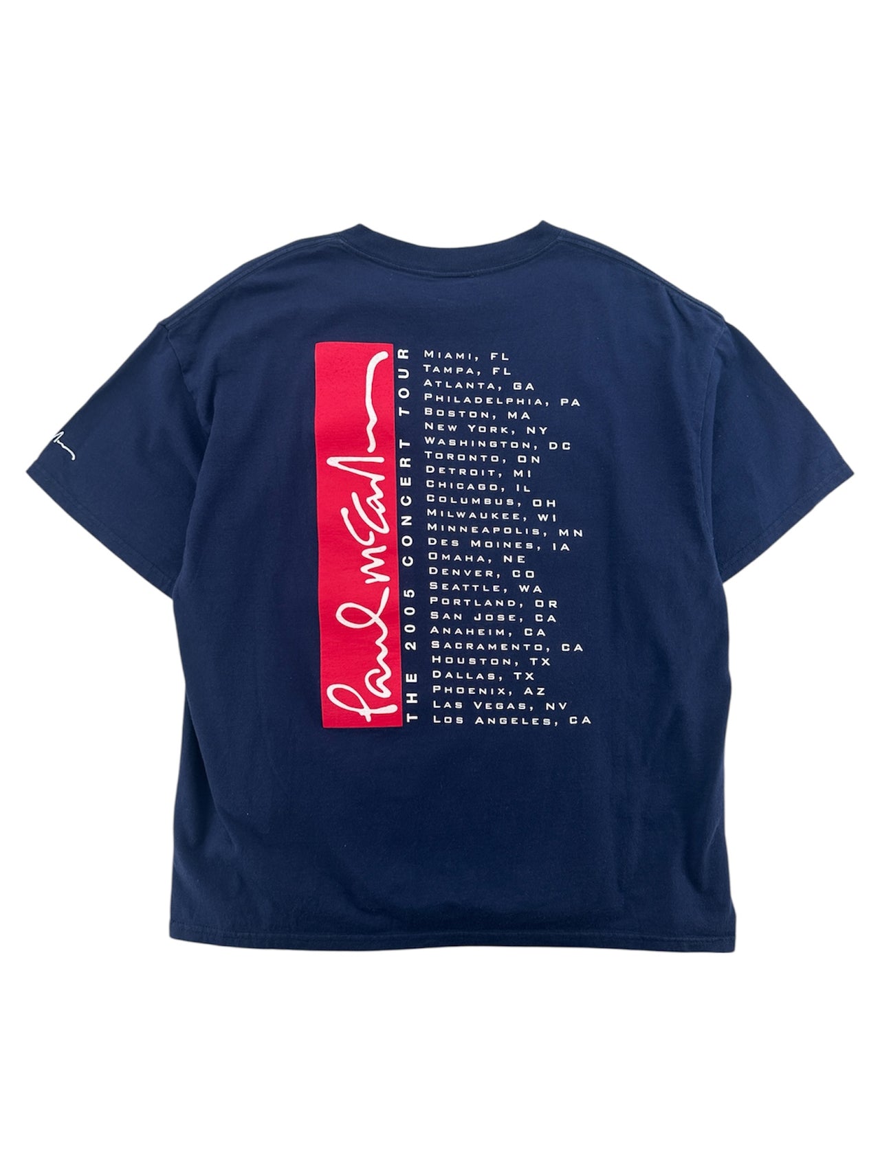 2005 Paul McCartney Tour T-shirt