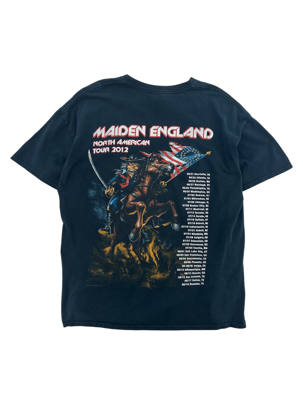 2012 Iron Maiden "Maiden England" Tour T-shirt