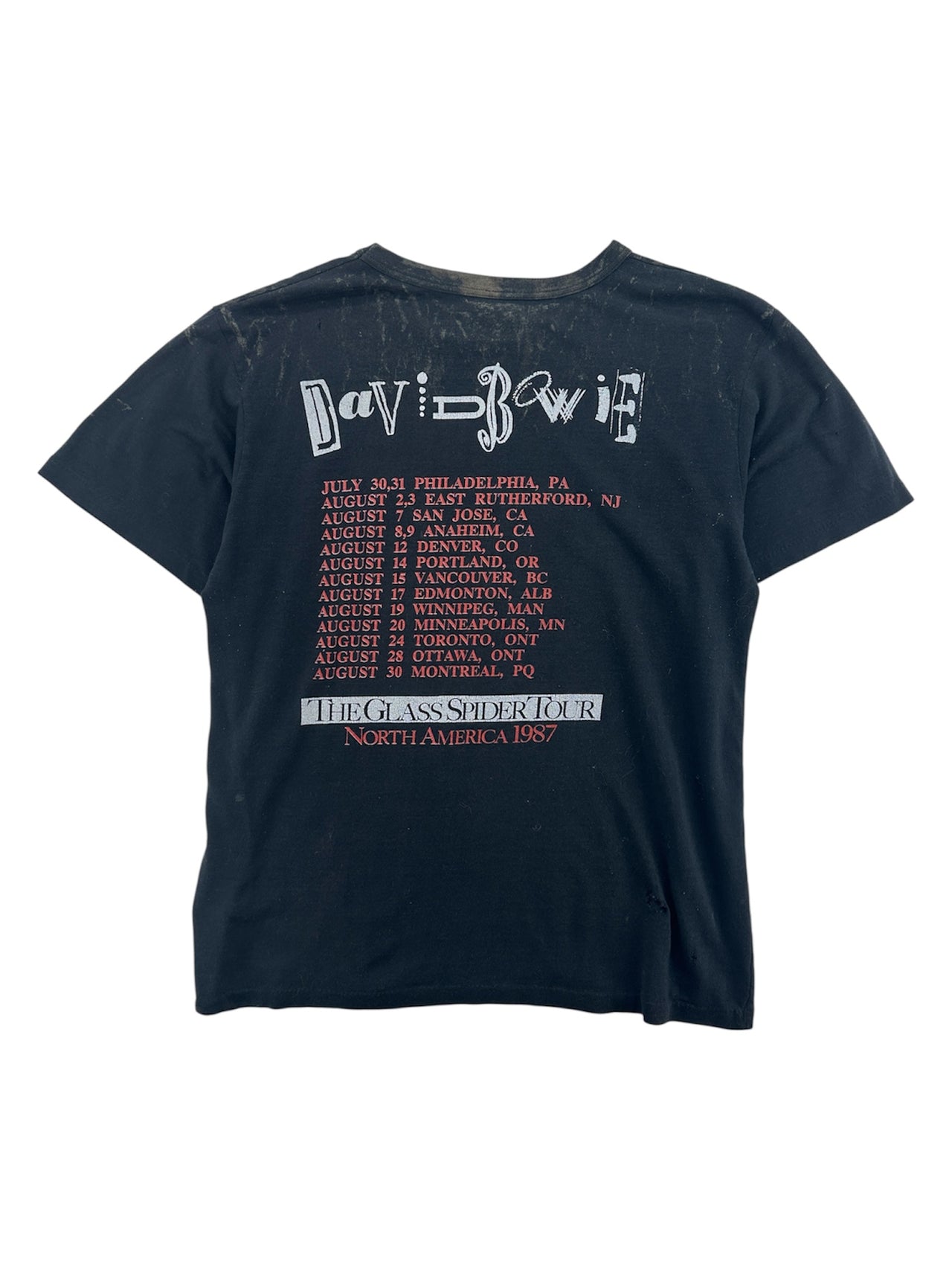1987 David Bowie "The Glass Spider" Tour T-shirt